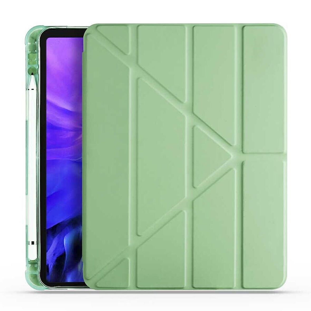 Ceponya iPad 10.5 (7.Nesil) Kılıf Kalem Bölmeli Standlı Tam Uyumlu