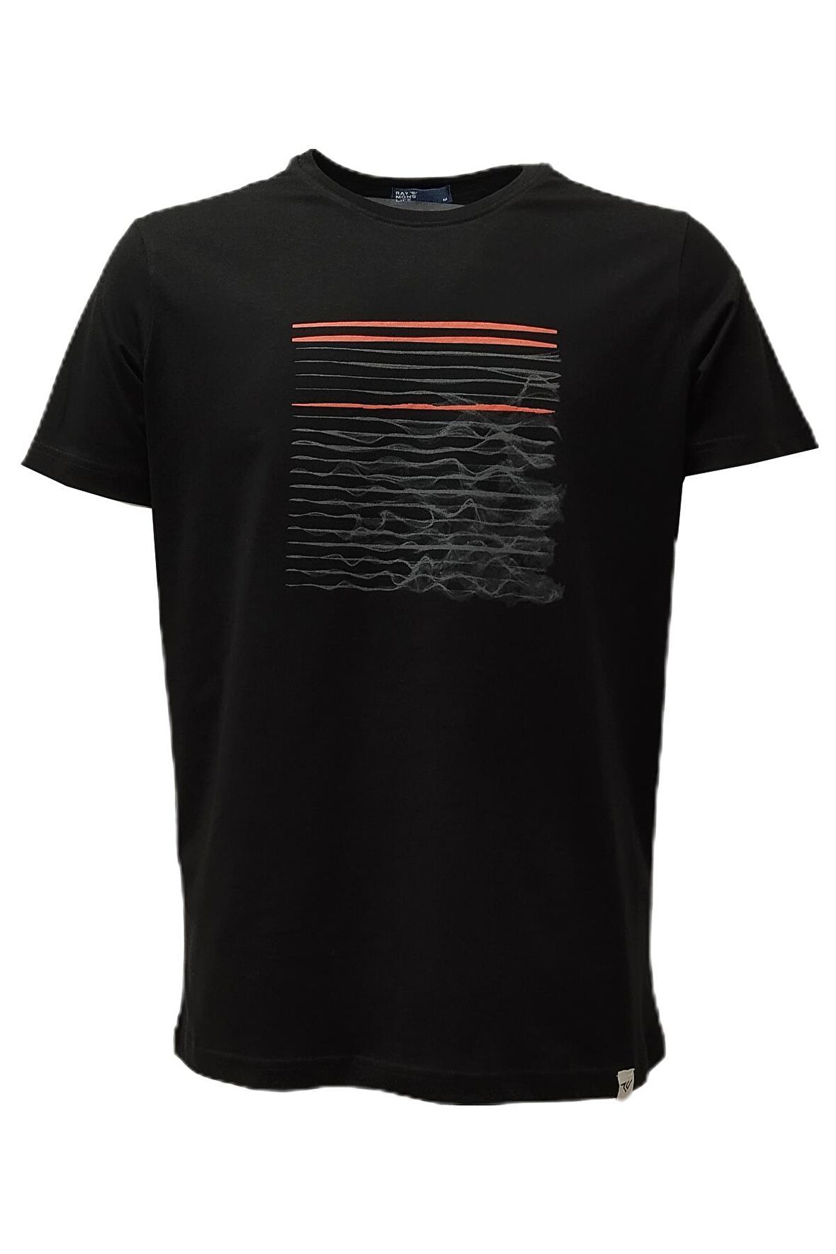 Erkek T-Shirt %100 Pamuk Bisiklet Yaka Baskılı Kısa Kollu Tişört