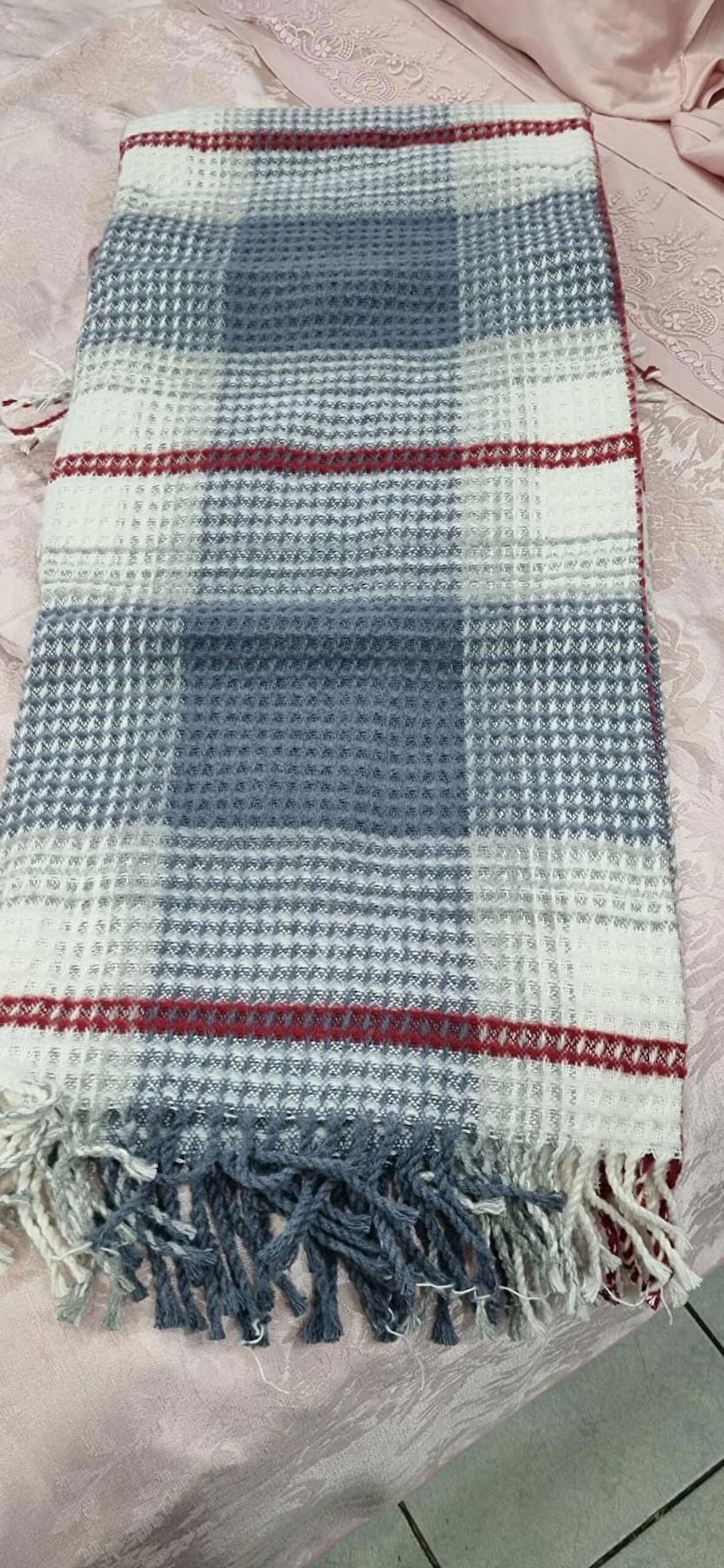 Sesli Home Tek Kişilik Polar Battaniye Gri 160 x 220 cm