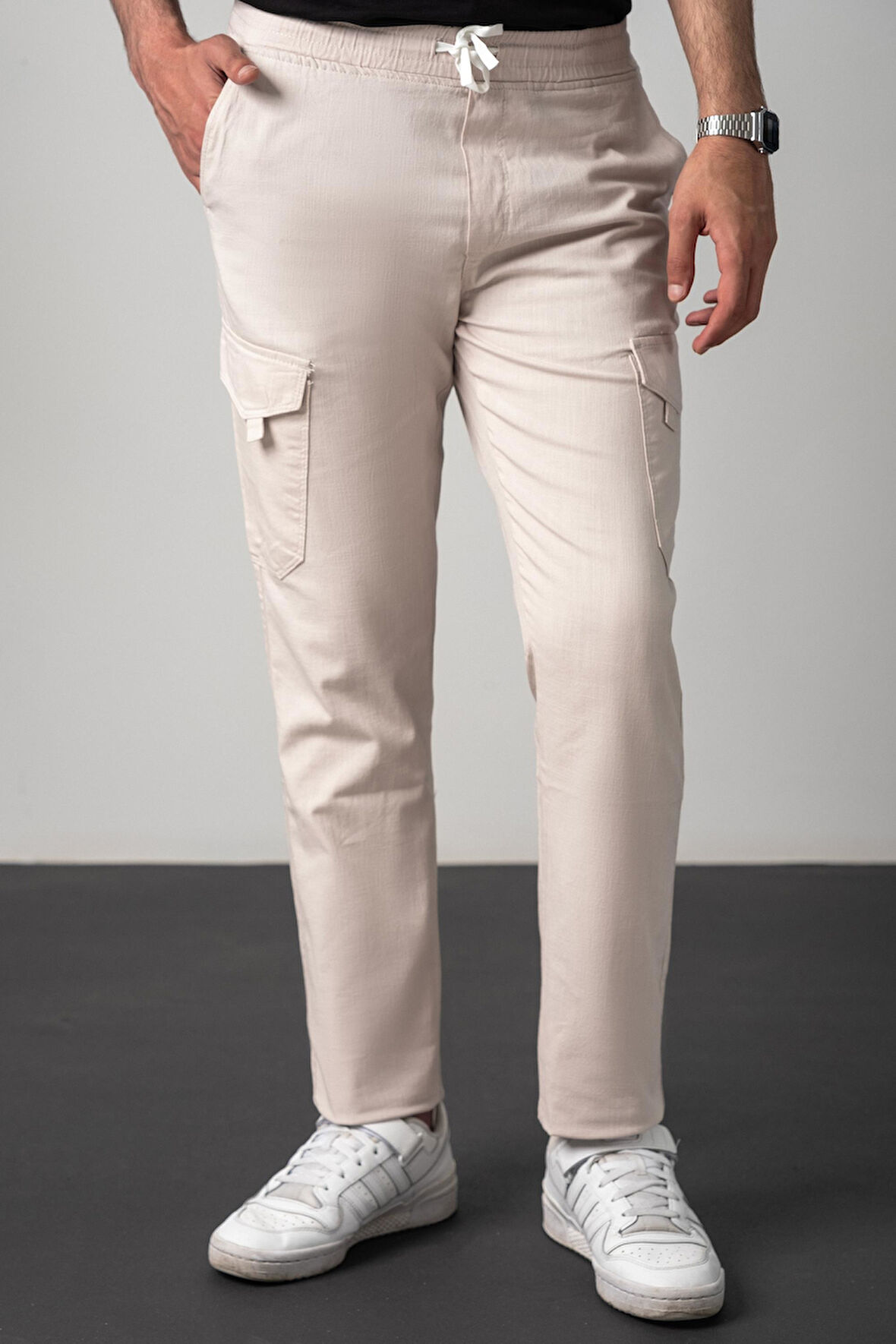 Jogger Taktik Pantolon Slim Fit Dar Kesim Normal Bel Kargo Cepli PNT2336