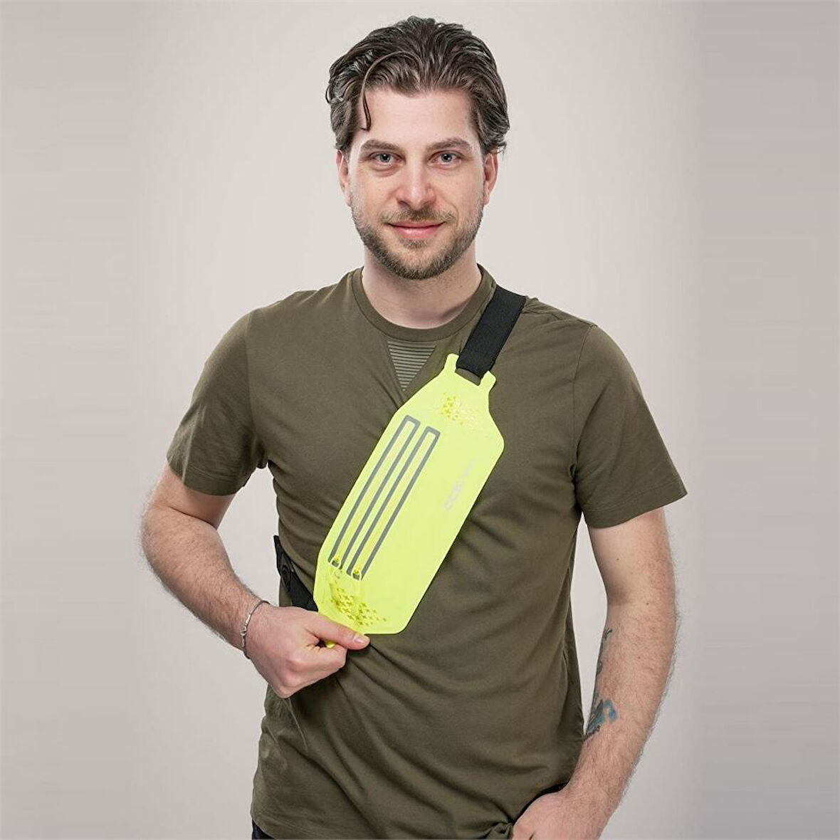 ÇÇS 17714 Bel Çantası Polyester Sport Bel Çantası Sarı