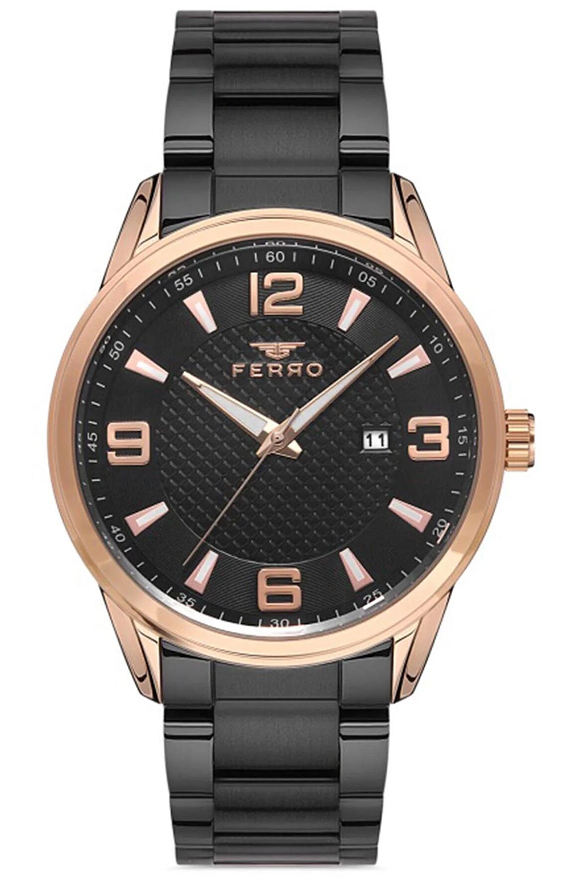 Erkek Çelik Kasa Kol Saati Çelik Kordon Su Geçirmez Takvimli Fonksiyon