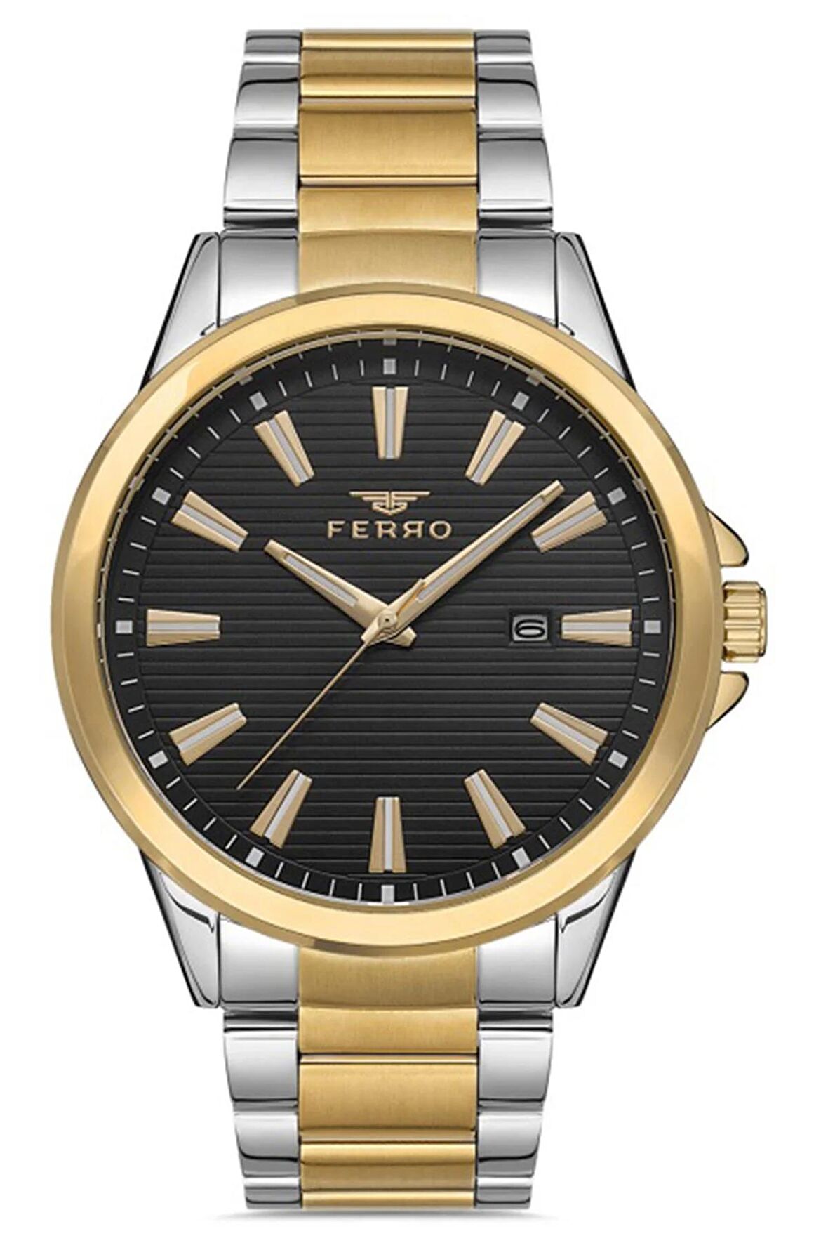 Erkek Çelik Kordon Kol Saati Çelik Kasa Su Geçirmez Takvimli Fonksiyon Premium Seri