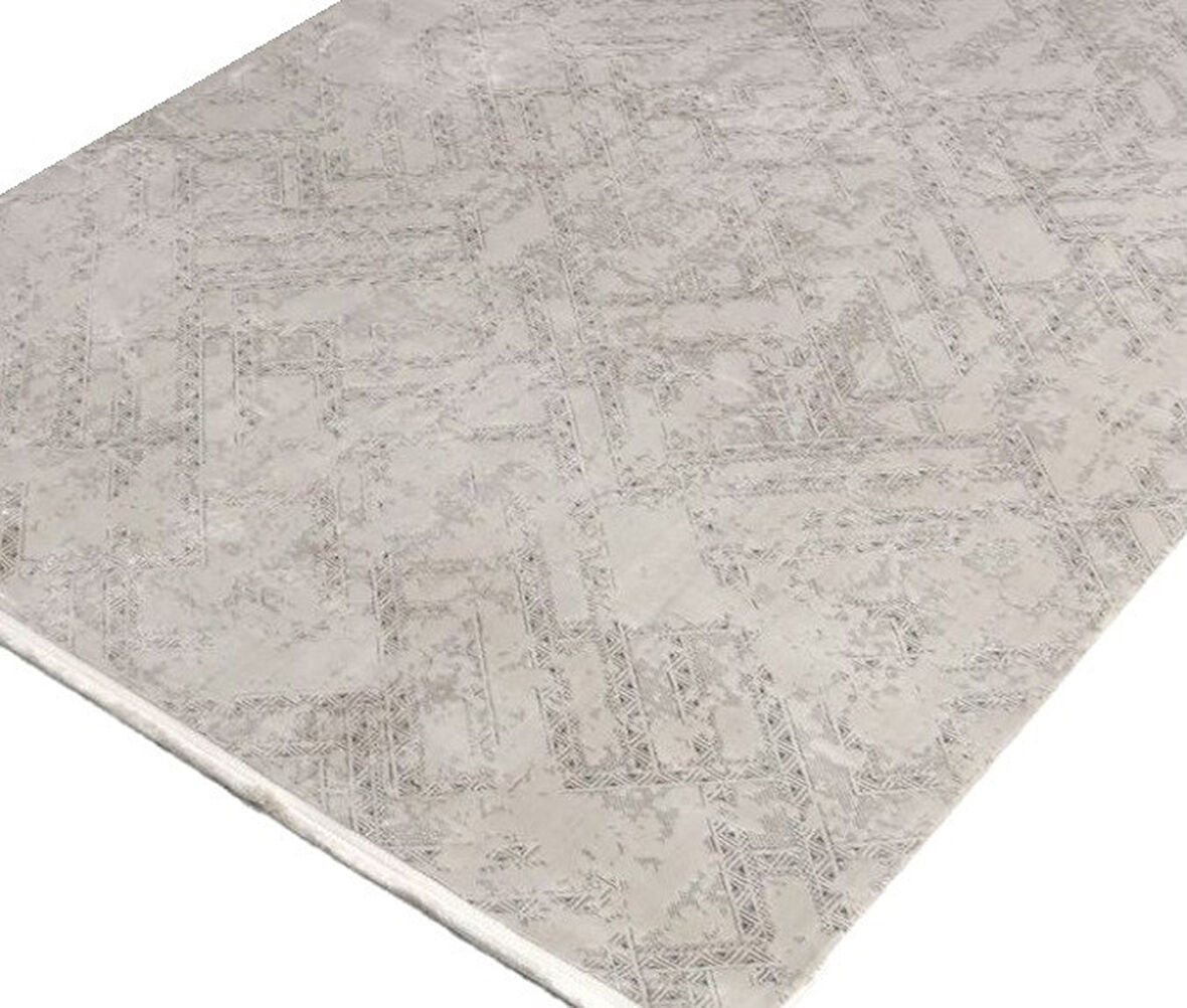 Luxess Cotton Koleksiyonu Düz Sade Dokuma Halı 1076 Gri