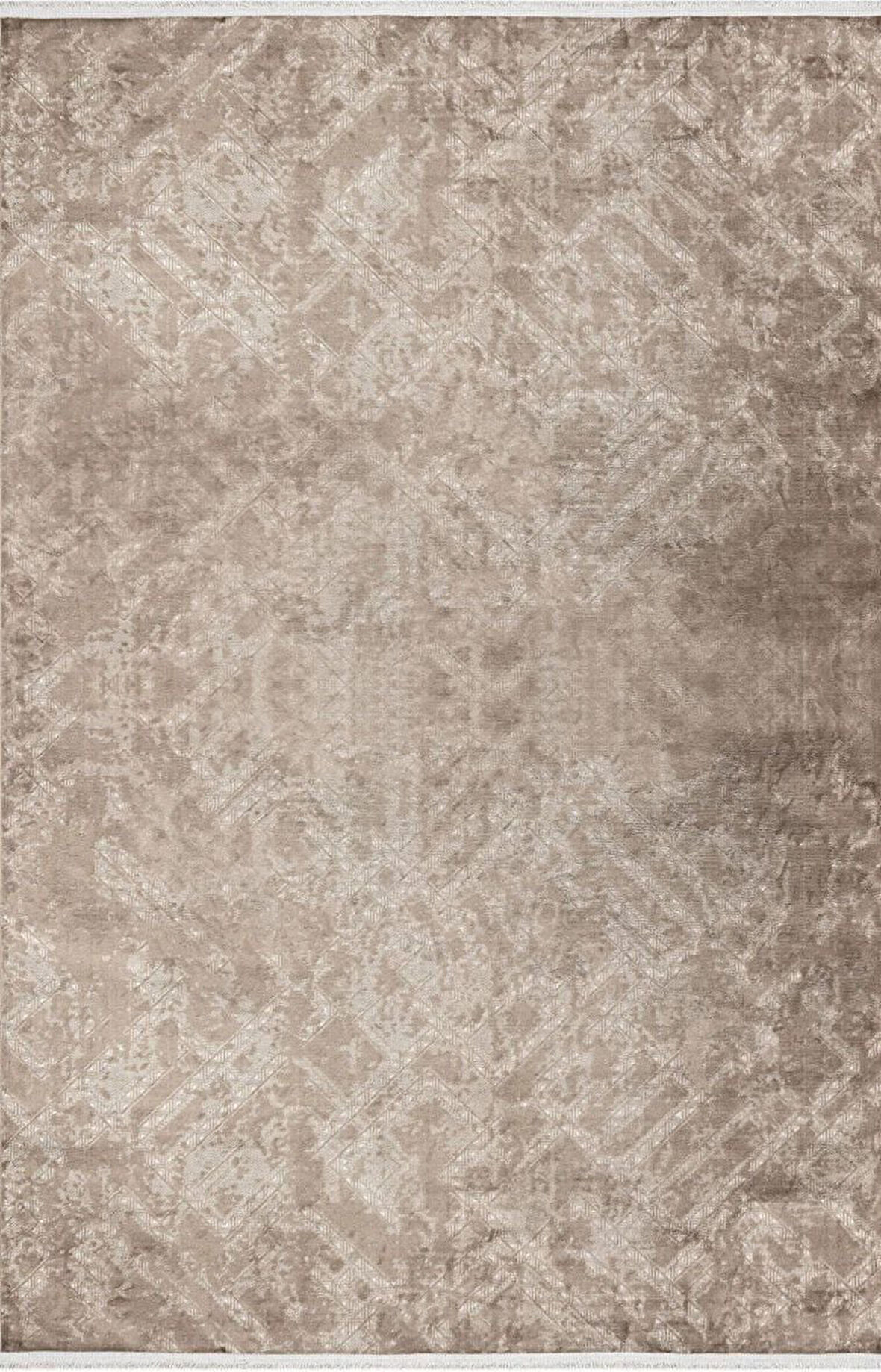 Luxess Cotton Koleksiyonu Düz Sade Dokuma Halı 1076 Vizon