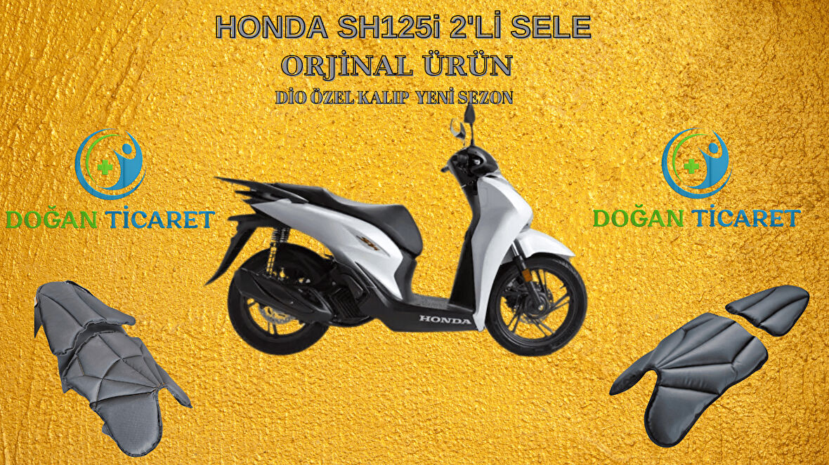 HONDA SH125i 2'li Konfor Sele – Yüksek Rahatlık ve Uzun Süreli Konfor Sağlayan Tasarım