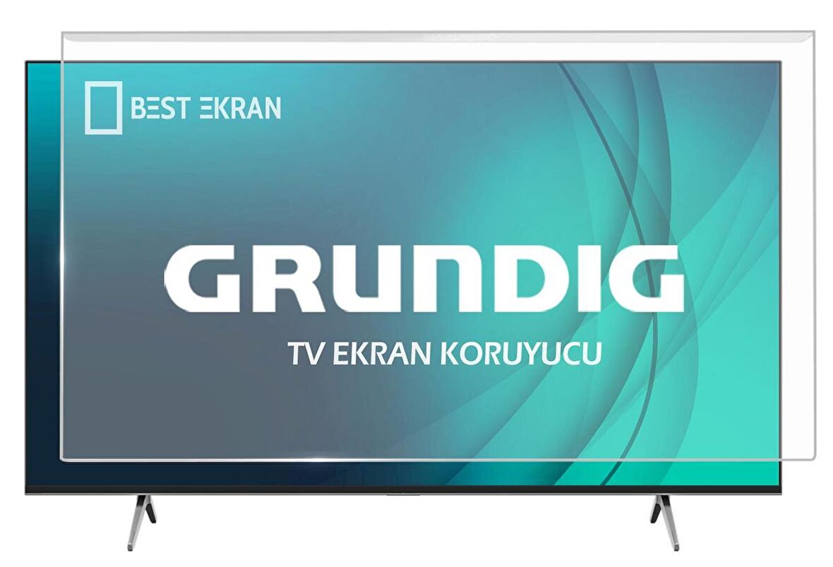 Grundig 55 GHU 7000 B Tv Ekran Koruyucu - Grundig 55" inç 55GHU7000B 139 cm Koruyucu