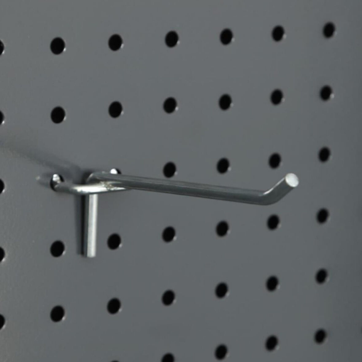 100 Adet Delikli Panel Kancası - Aksesuar Kancası 10 cm-2.5 cm