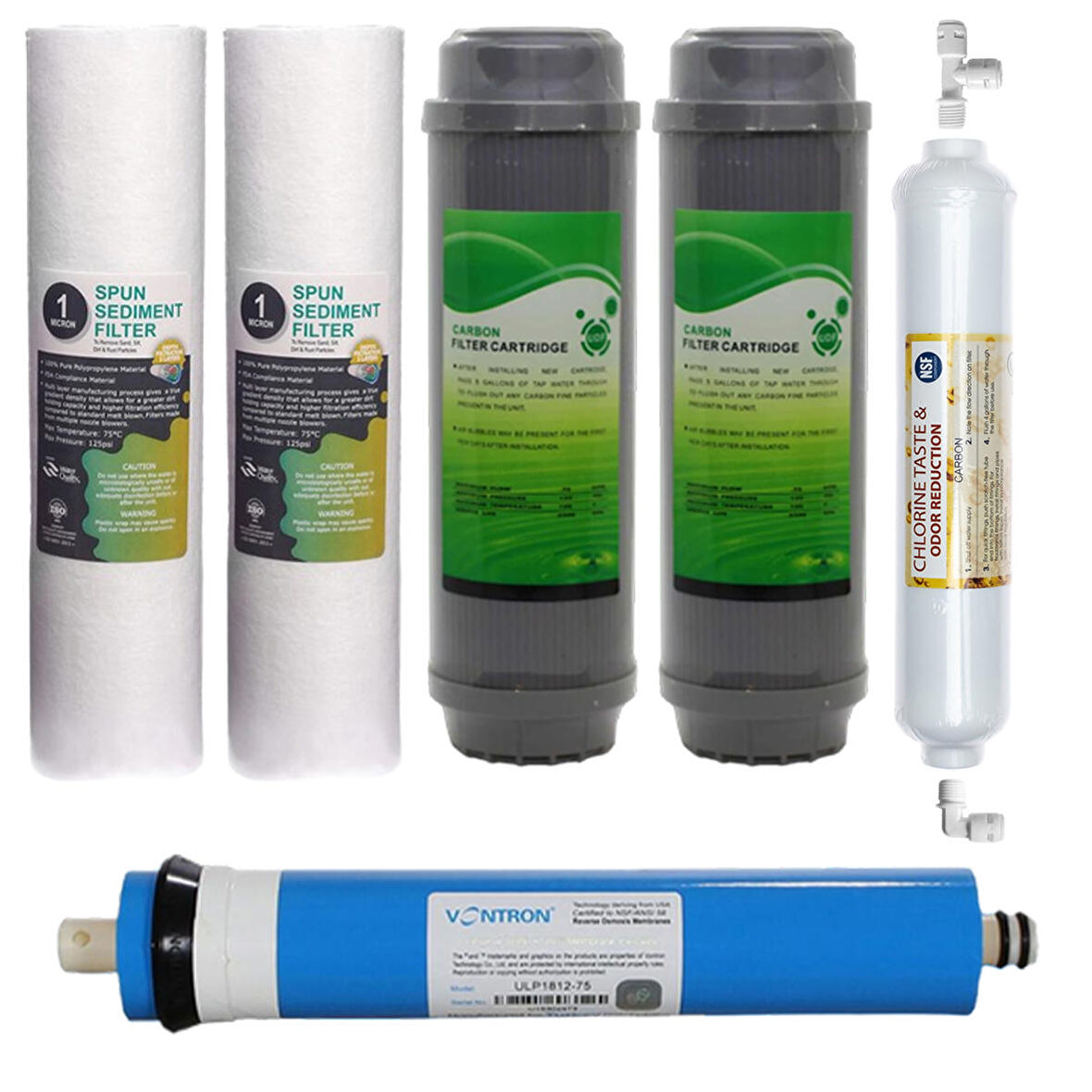 Açık Kasa Su Arıtma Cihazı Yıllık Filtre Seti