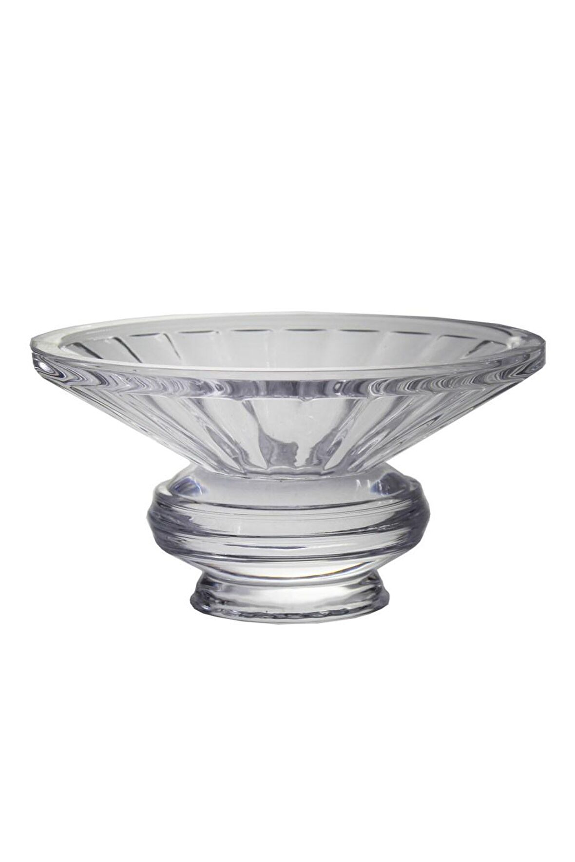 Paşabahçe Kristal El İmalatı Gravurlu Ayak Oval Kase
