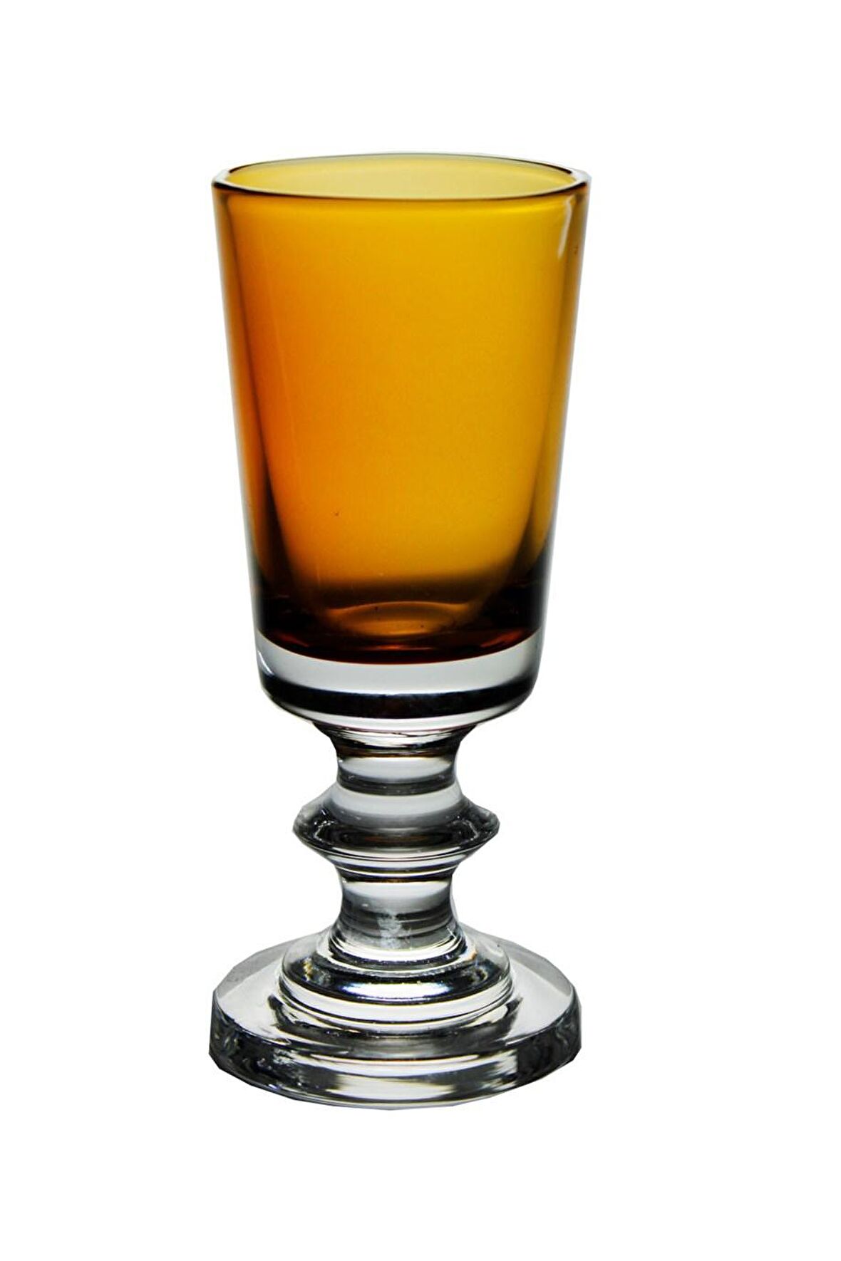 Paşabahçe El İmalatı Kristal Ayaklı Bardak 1 Adet 11331 110 cc Karamel