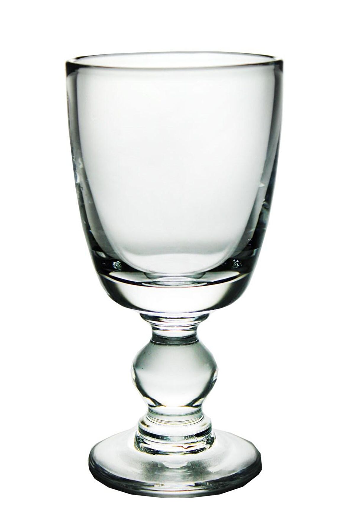Paşabahçe El İmalatı Ayaklı Kristal Kalın Camlı Şarap Kadehi 1 Adet 11274 Şeffaf