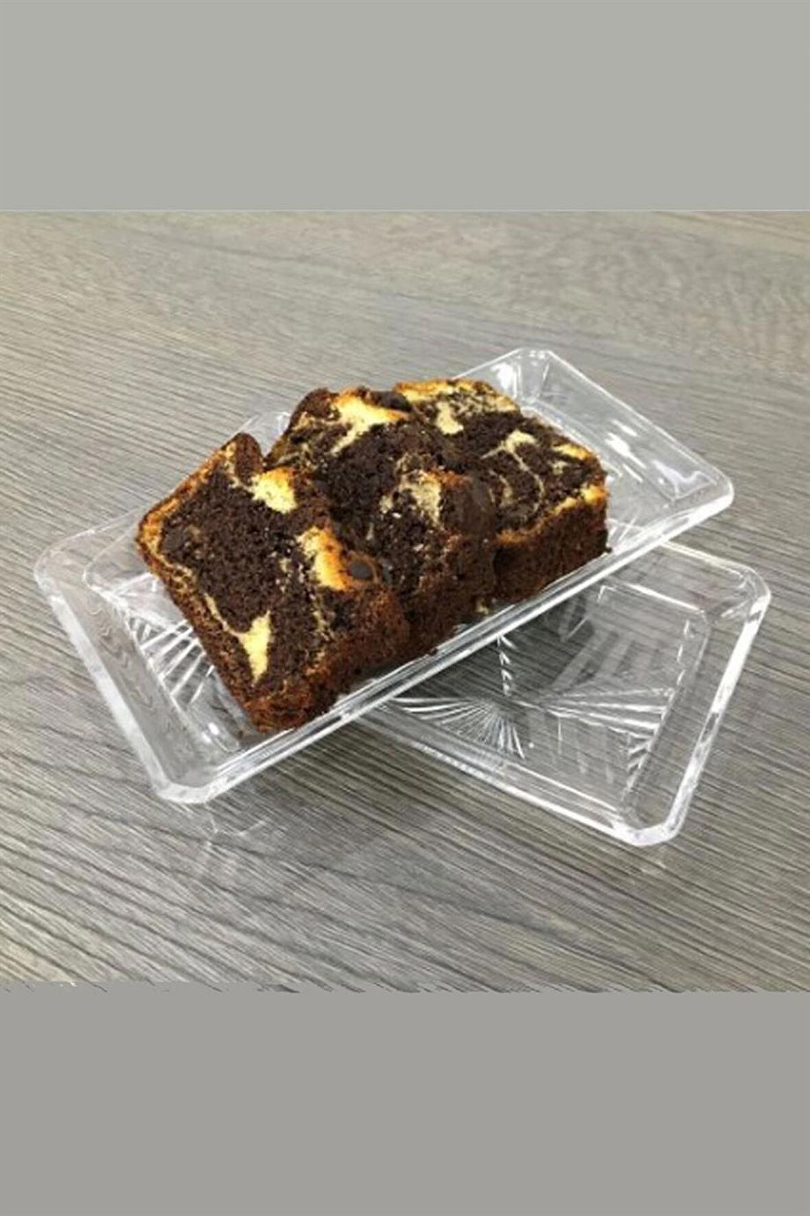 Paşabahçe Madlen 2’li Dikdörtgen Küçük Servis Tabağı 22X12 cm