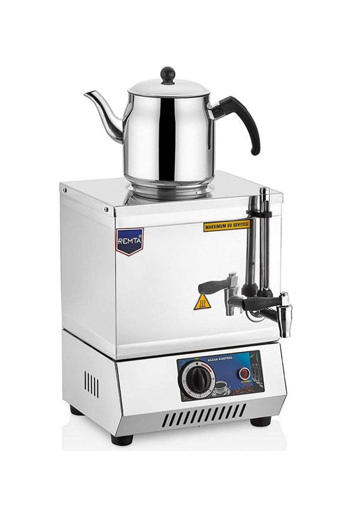 Remta Ep01 15 Model Çay Ocağı Tek Demlikli 13 L + Elektrikli Demlik