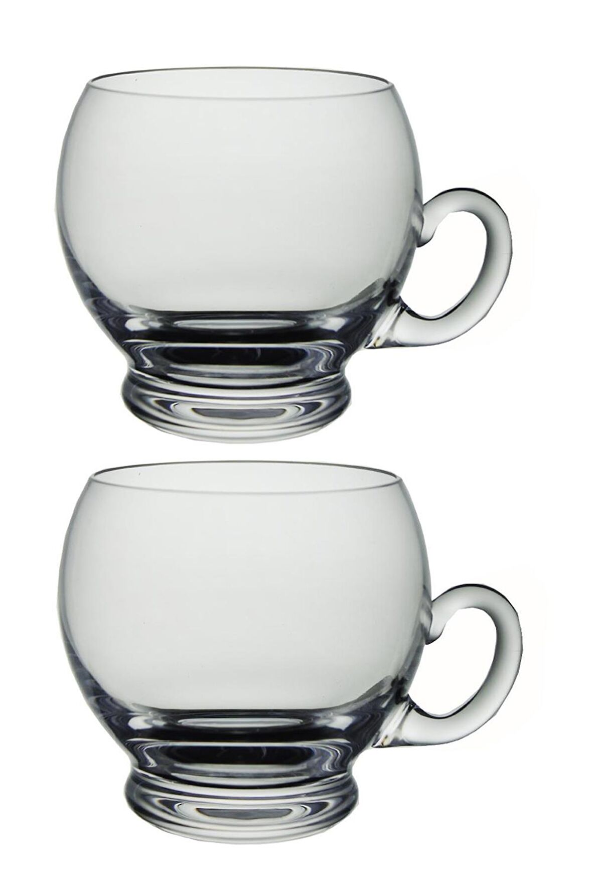 Paşabahçe El İmalatı Kristal 2 Li Ayran Maşrapası Kupa Bardak 12661(Sıcağa dayanaklı değilidir)