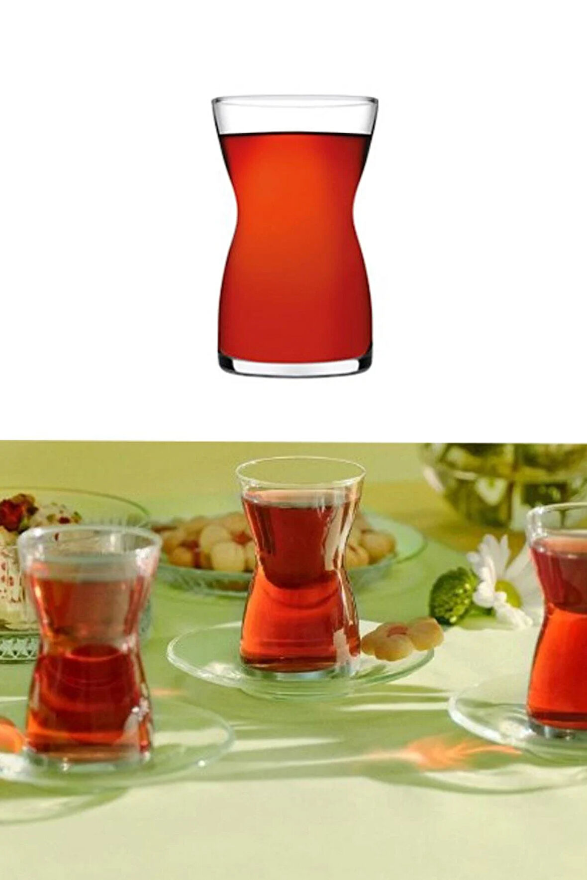 Paşabahçe 42991 Irmak Çay Bardağı 125 CC 6 Lı