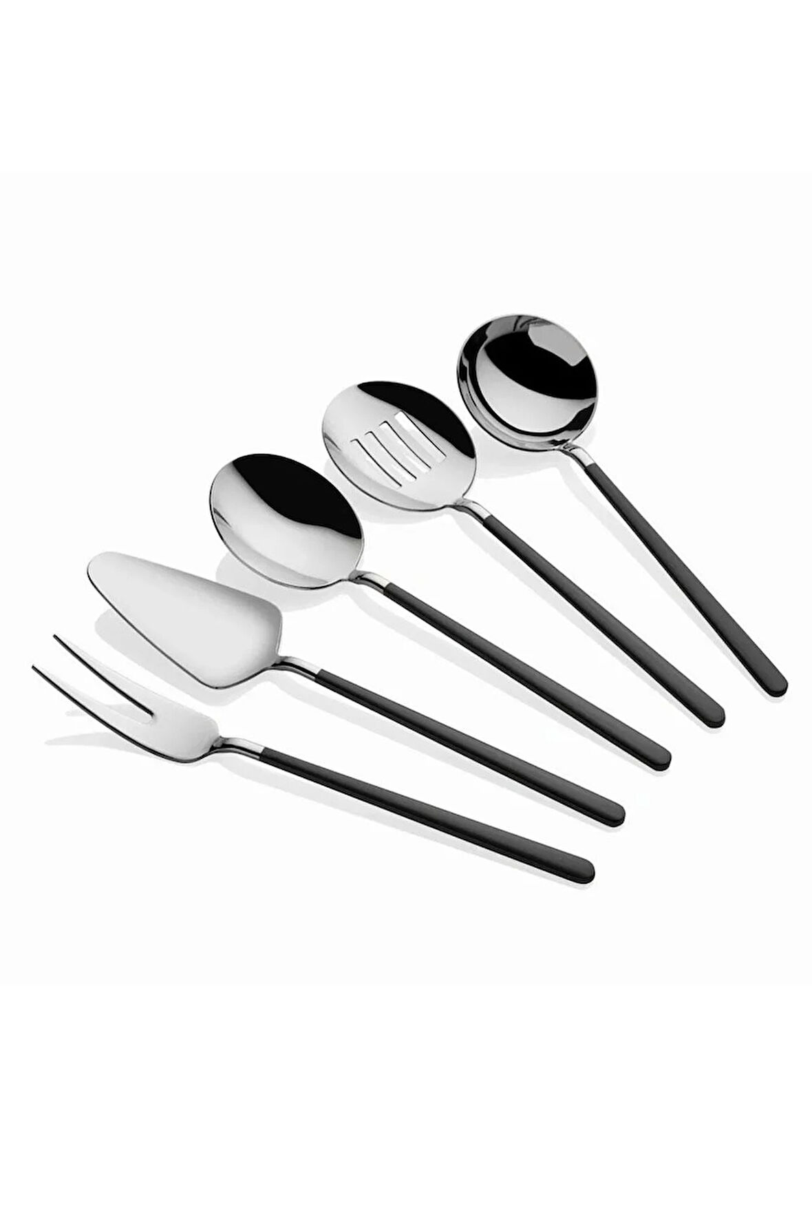 Dame Marie Allegra Black 5 Parça Sos Kepçe Seti