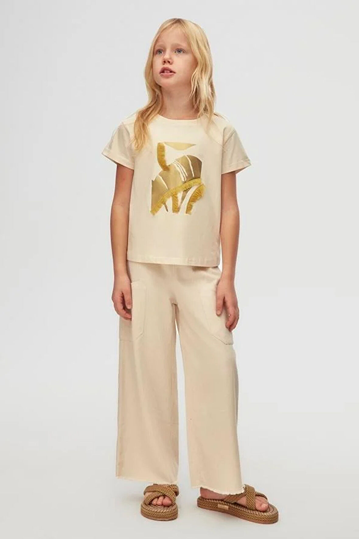 Kız Çocuk Papyrus Pantolon 58318