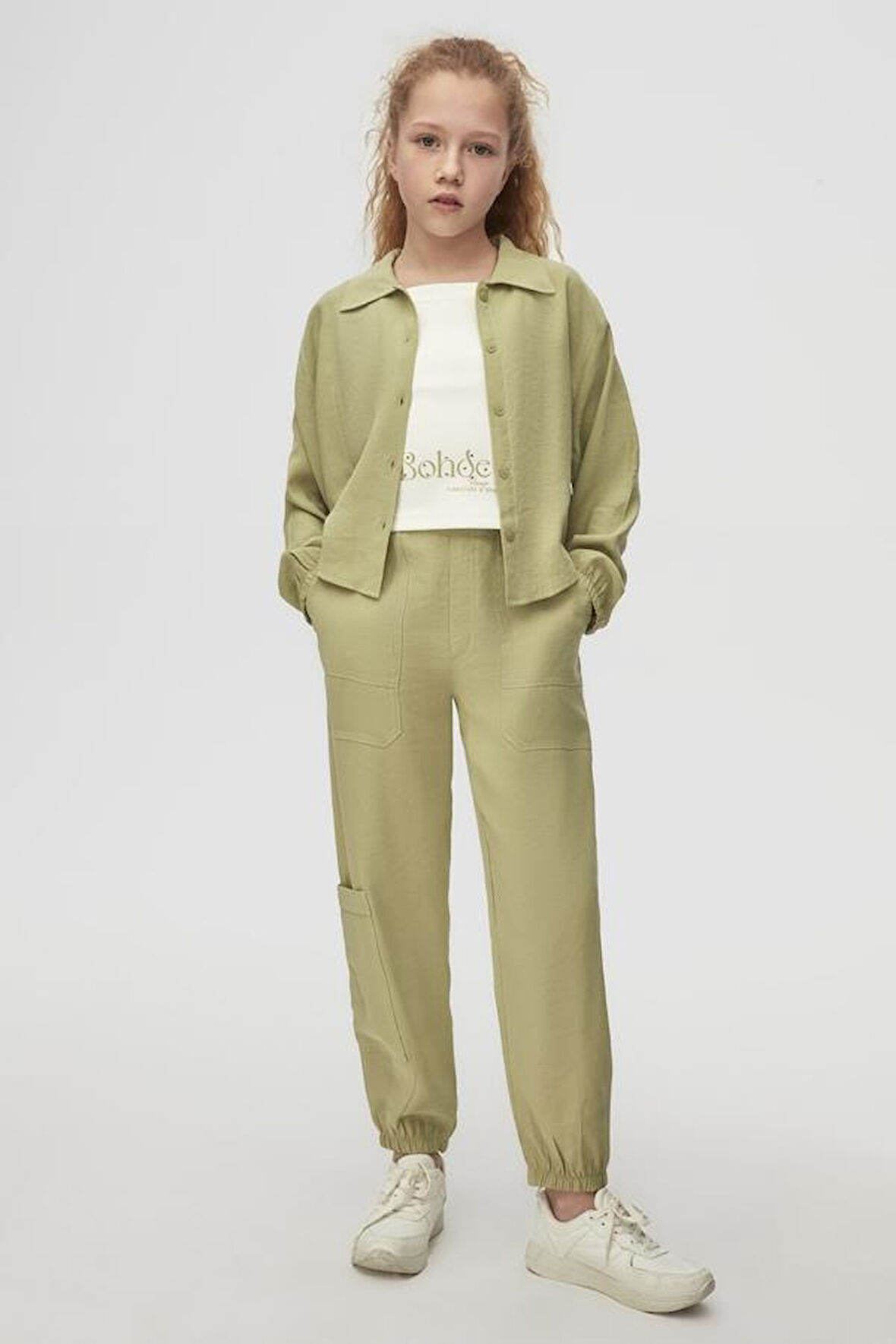 Kız Çocuk Frozen Gömlek