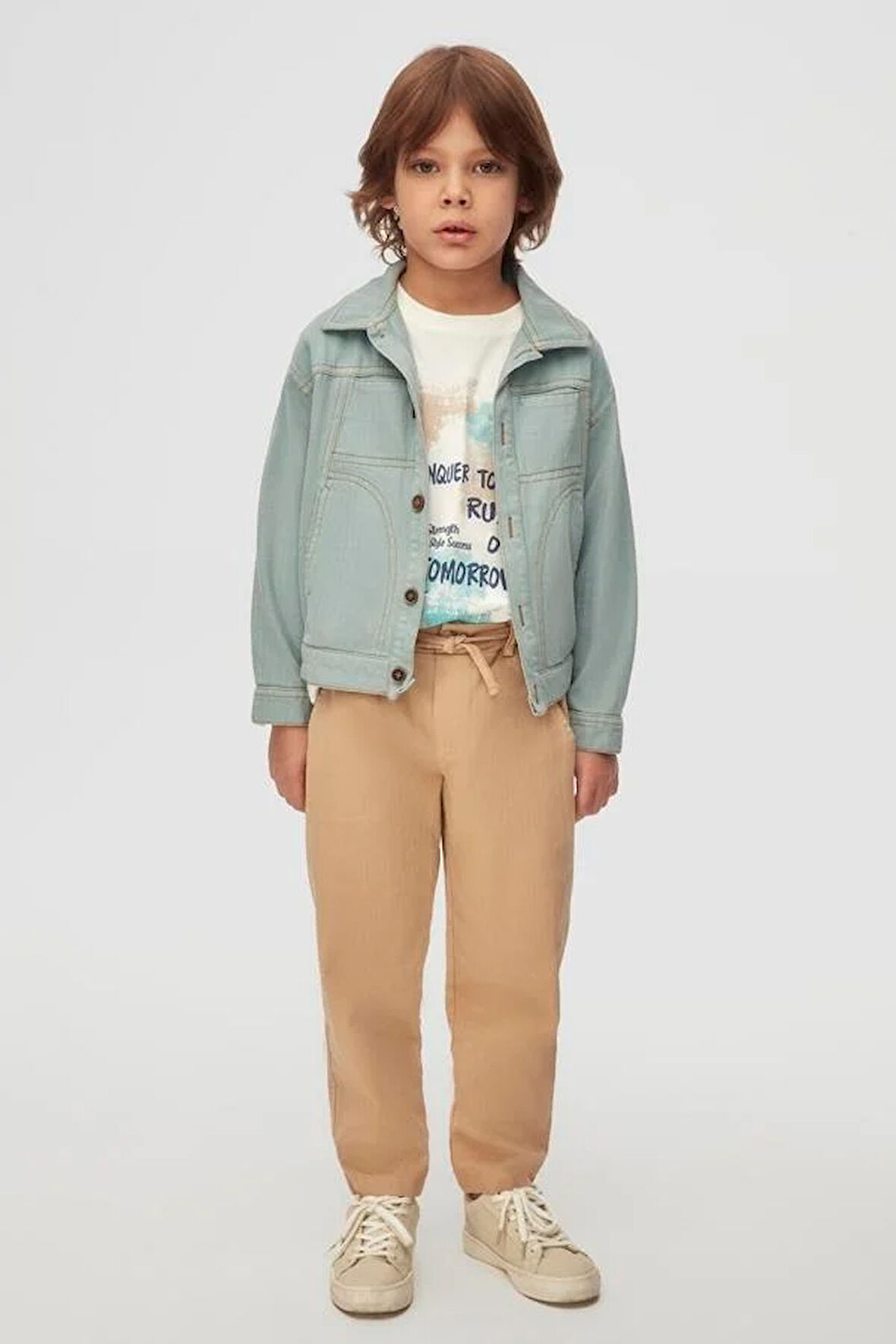 Erkek Çocuk Teal Ceket 48540