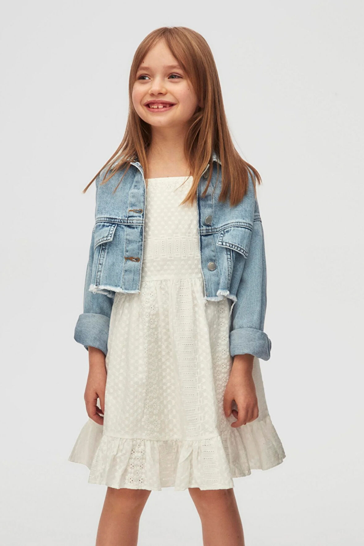 Kız Çocuk Crop Ceket 38707