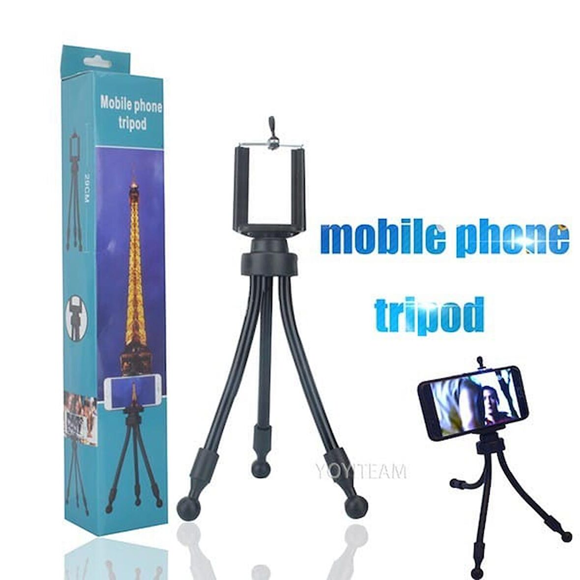 29 CM Telefon Kamera Tutucu Esnek Mini Tripod