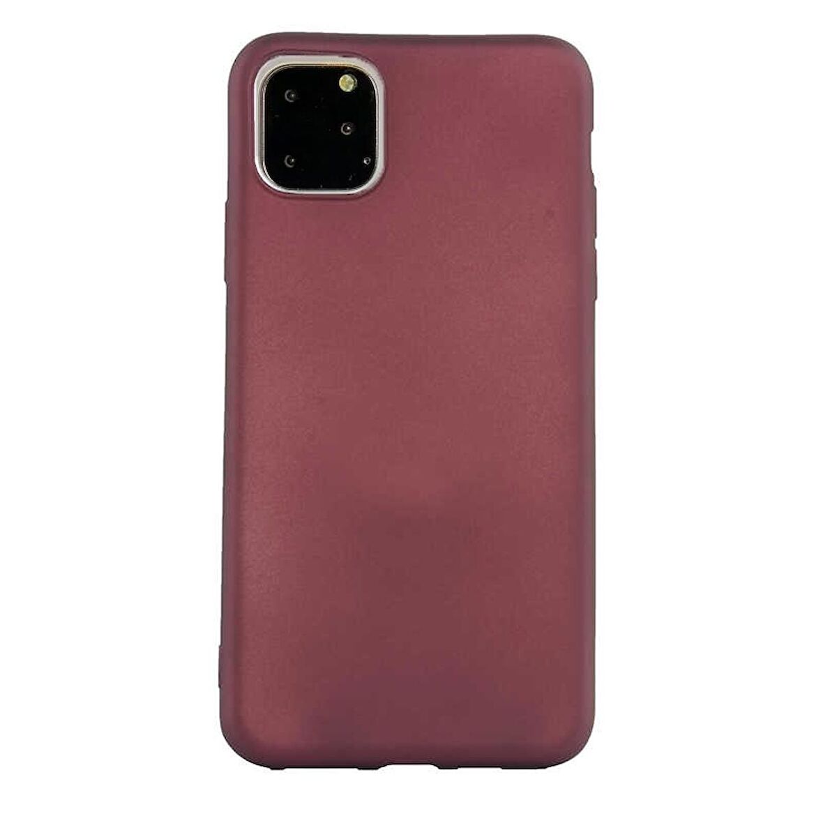 Gpack Apple iPhone 11 Kılıf Premier Silikon Esnek KorumaNano Glass