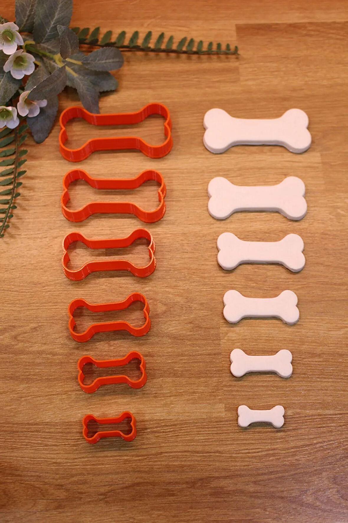 Ödül Maması Kemik 6'lı Kurabiye Kalıbı ve Hamur Şekillendirici