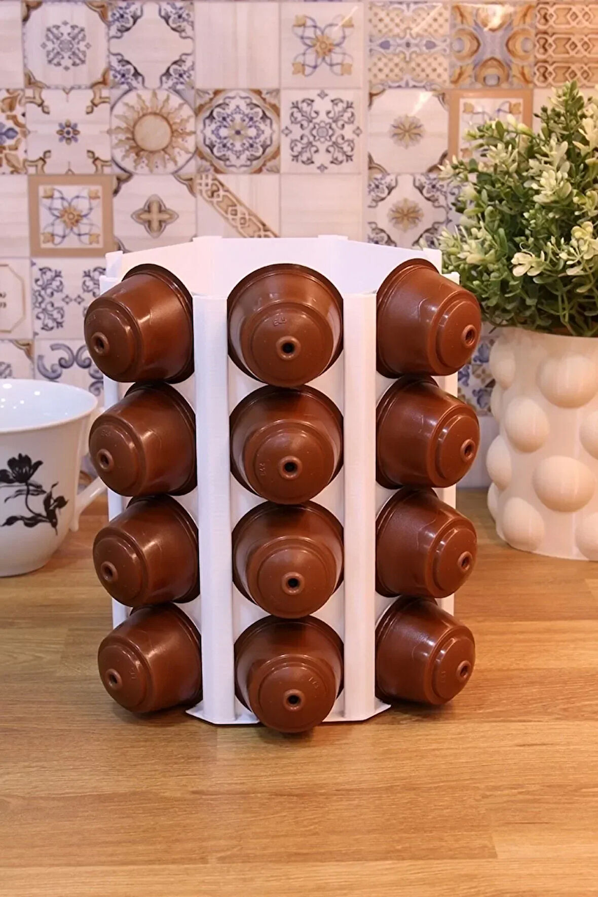 Nescafe Dolce Gusto Kapsül Kahve Uyumlu Stand Beyaz