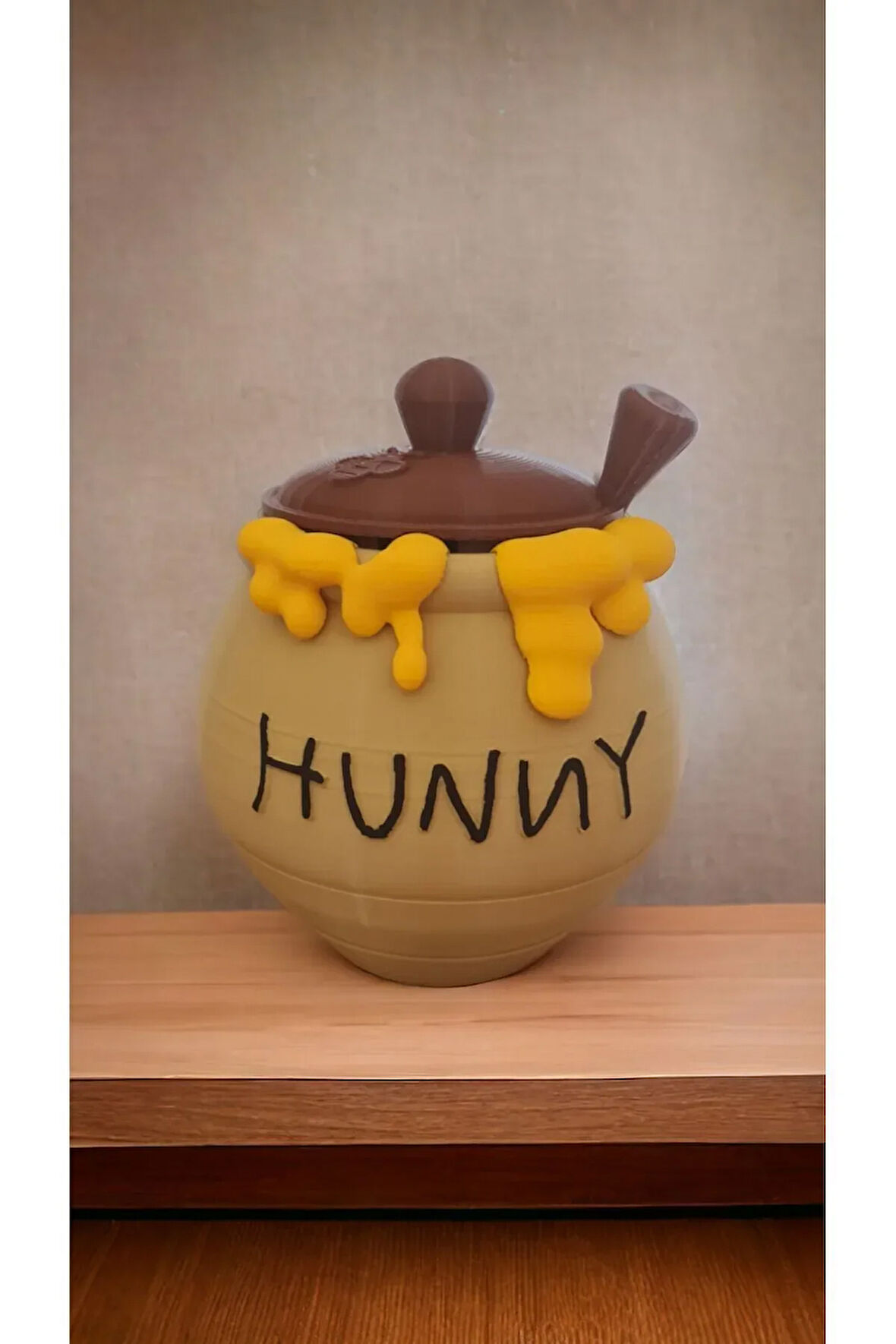 Hunny Bal Kavanozu Ve Bal Kaşığı Seti ( Yenilendi)