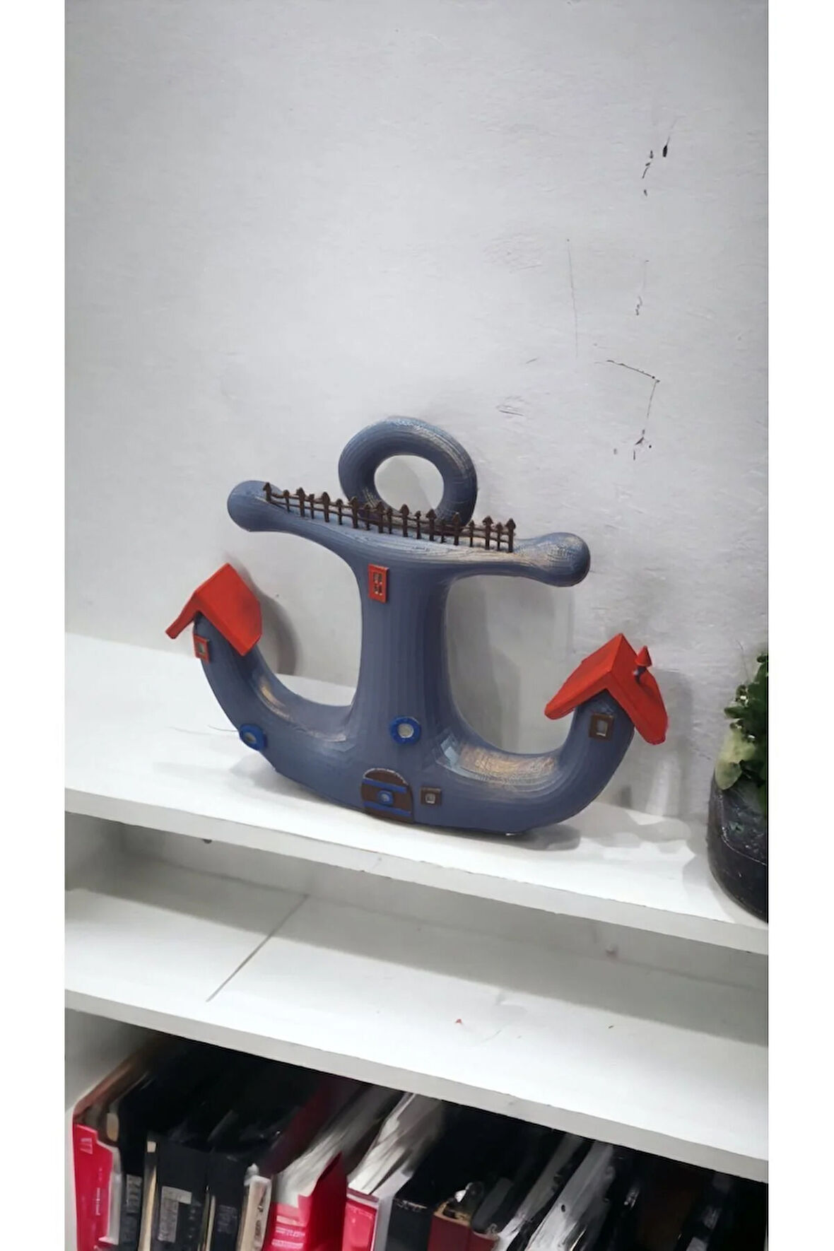 Yengeç Krab Evi Dekoratif Obje