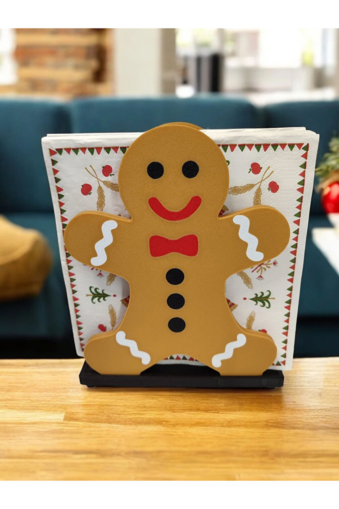 Kurabiye Adam Gingerbread Man Peçetelik