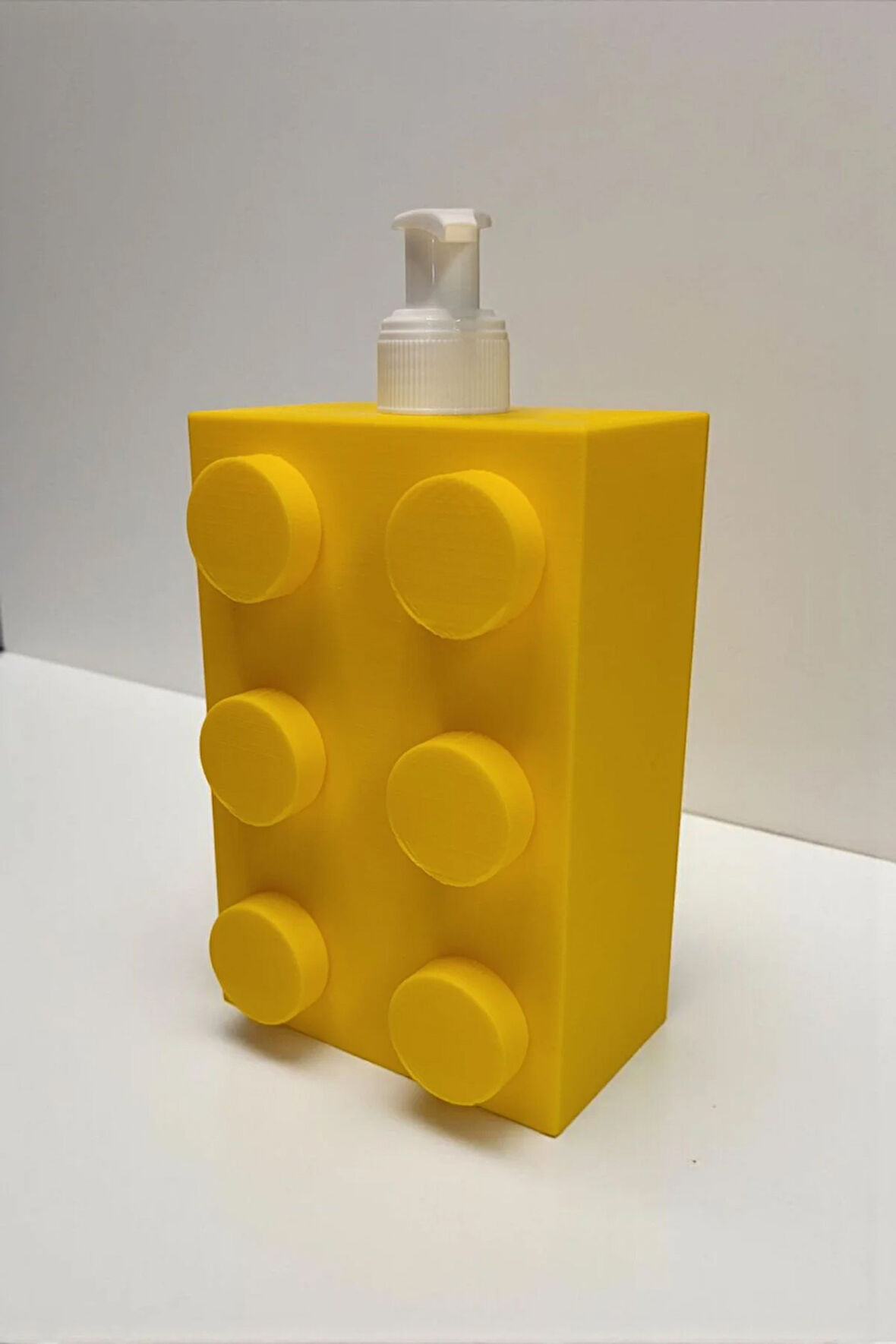 Modern Blok Tasarımlı Dekoratif Sabunluk Sarı