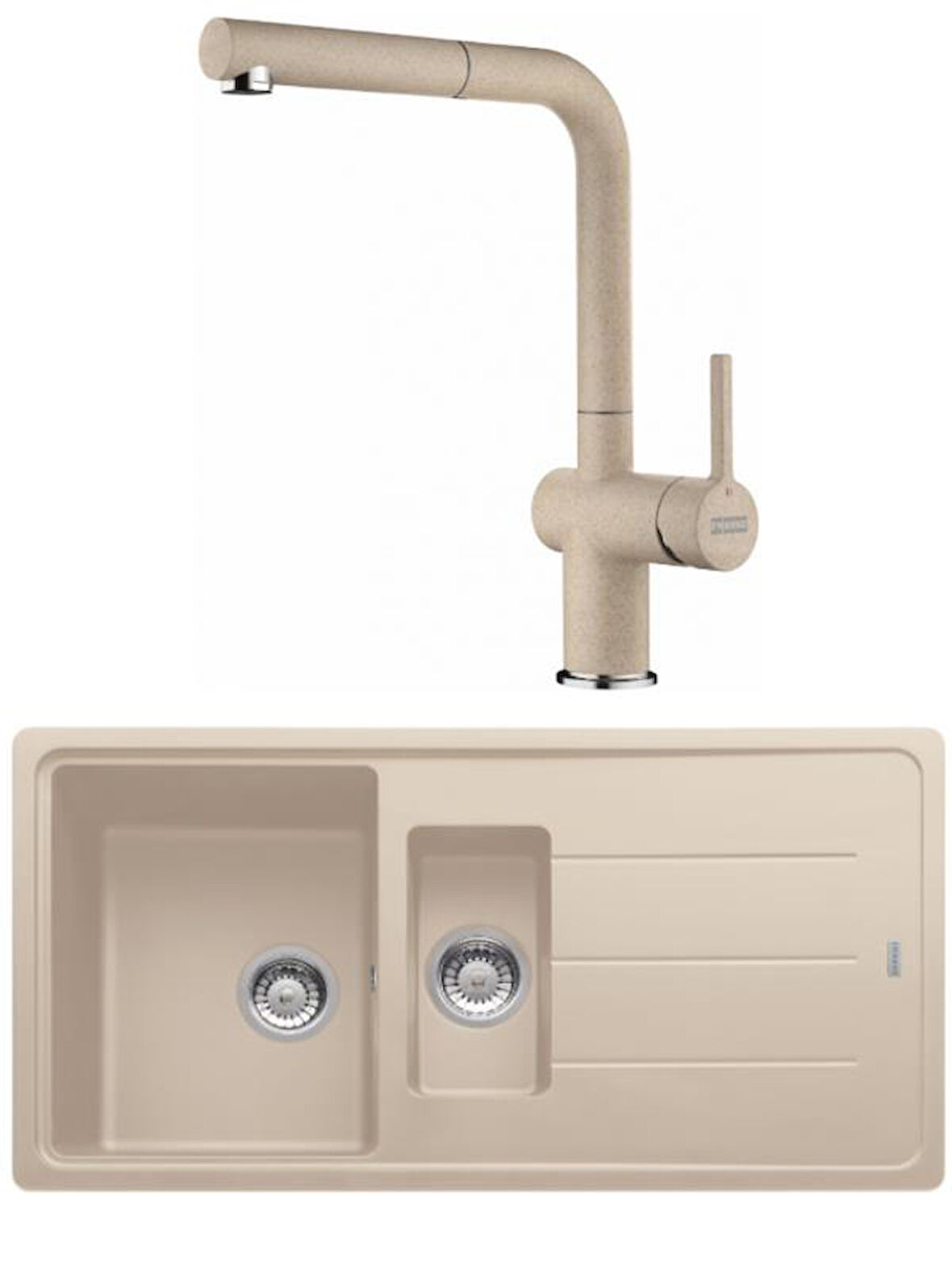 Franke BFG 651-97/Active Plus Doccia 2.0 Eviye Armatür Seti (Avena)