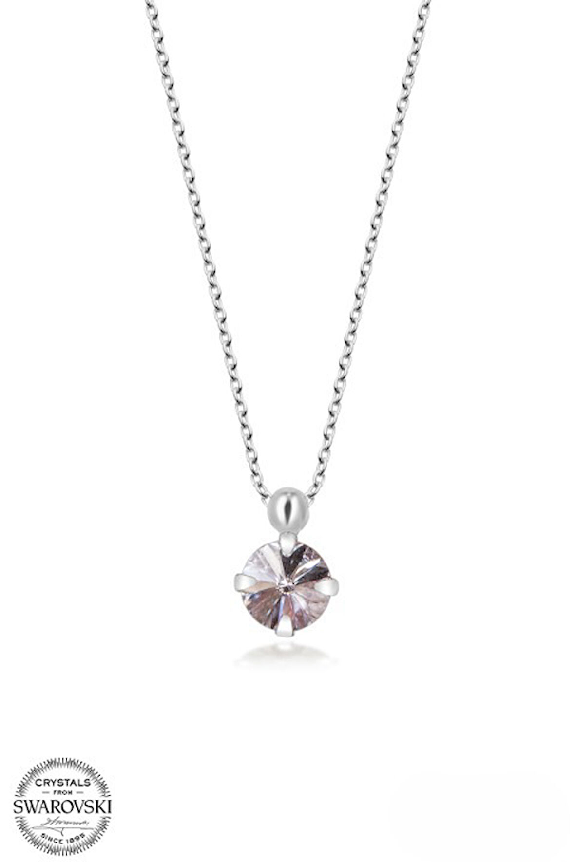 SWAROVSKİ TAŞLI  CRYSTAL 925 AYAR GÜMÜŞ KOLYE