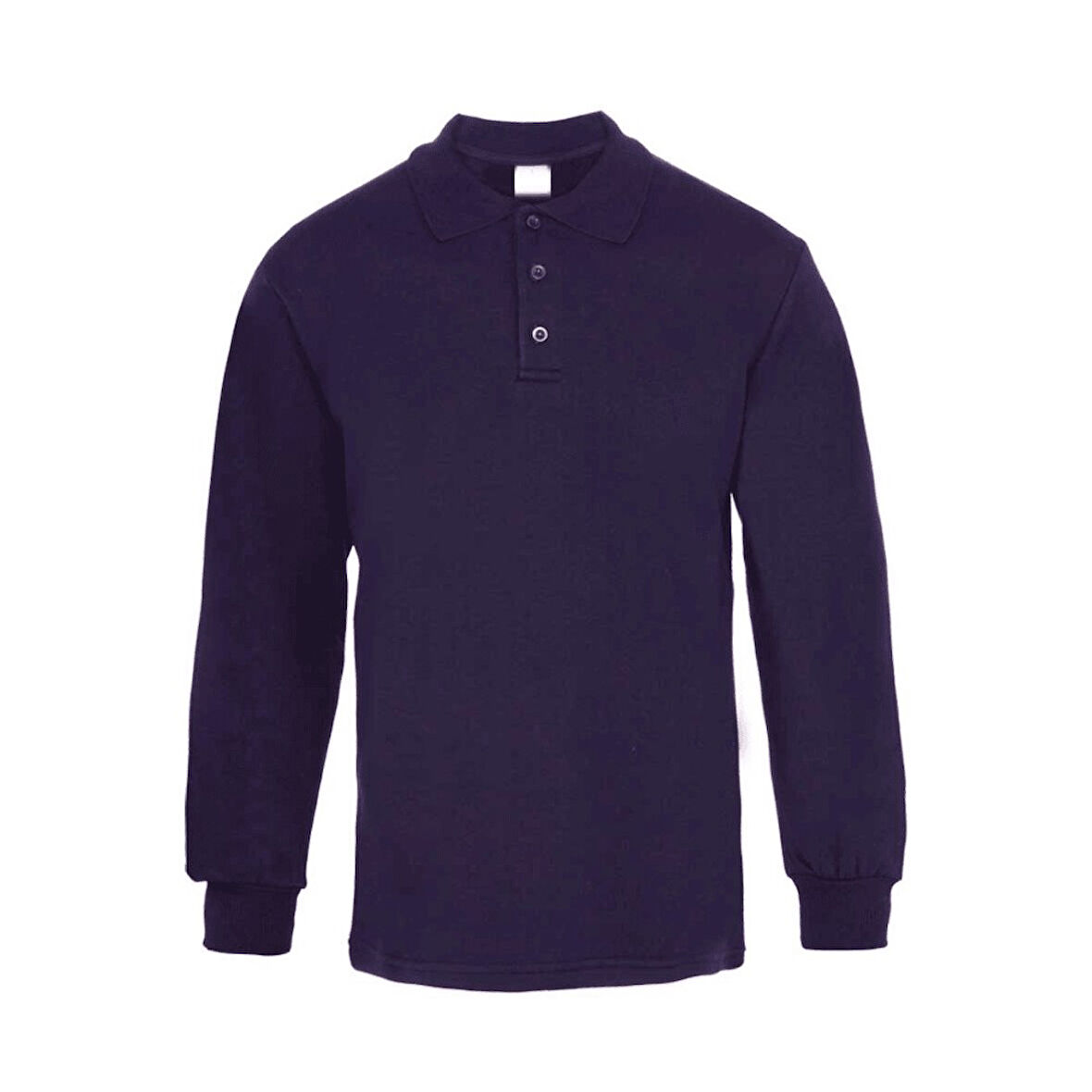 KANT 2 İplik Polo Yaka Sweatshirt Lacivert