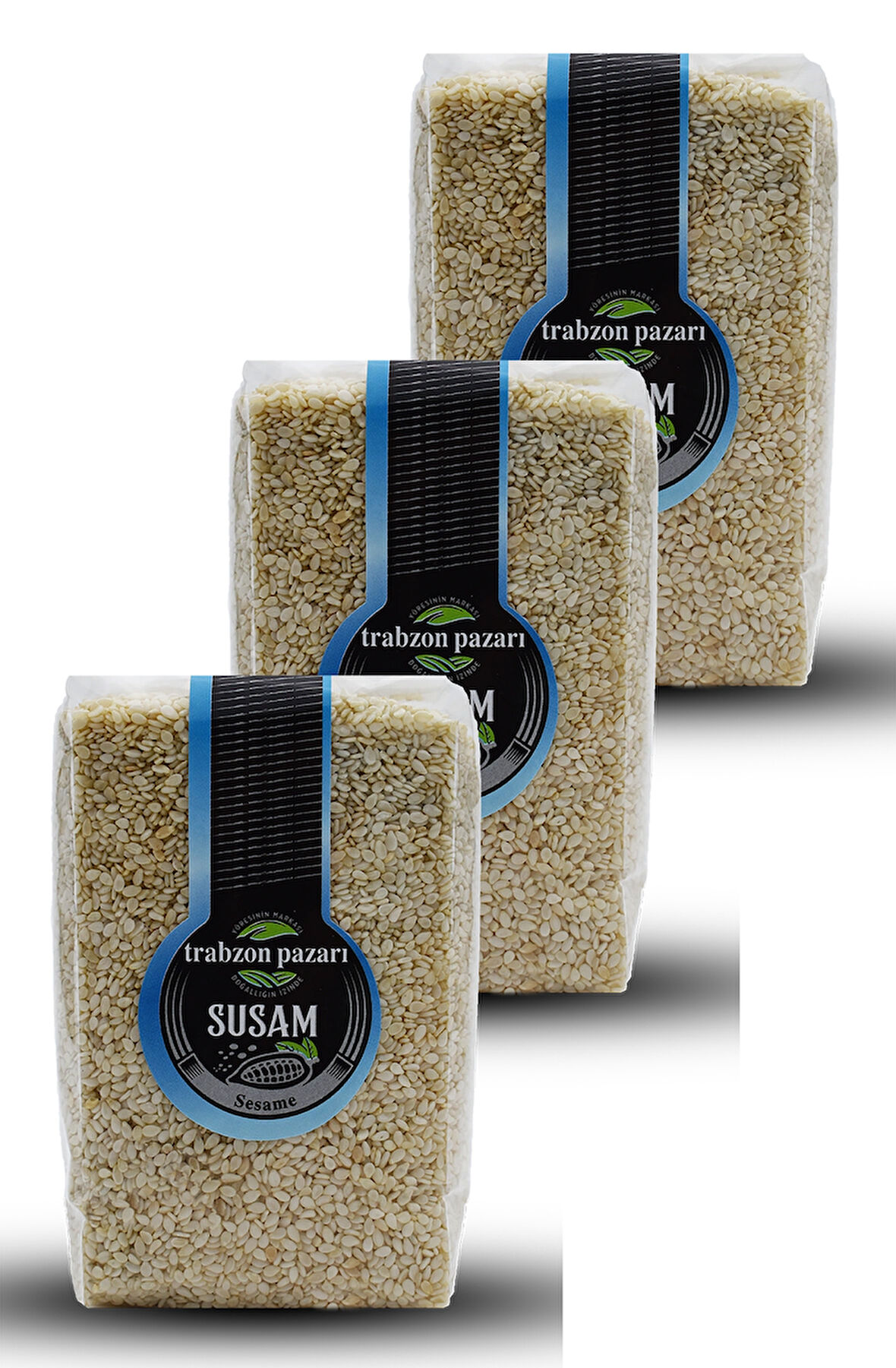 Doğal Çiğ Beyaz Susam 3x190 gr