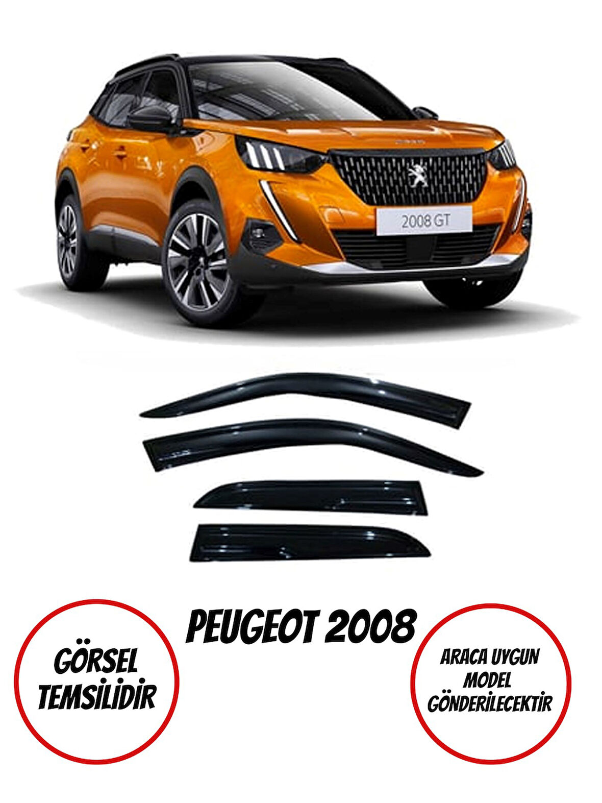 Peugeot 2008 Cam Rüzgarlığı 2019-2021