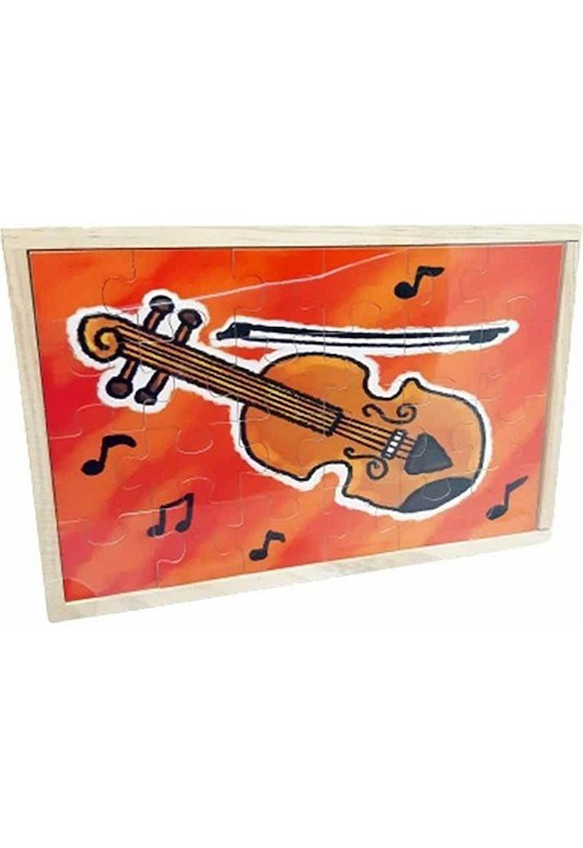 Kutuda Ahşap Dört Model Puzzle
