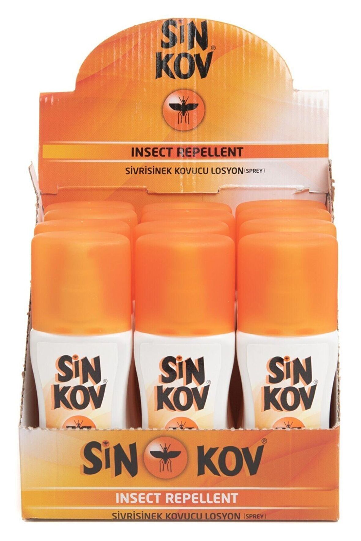 sinkov 100 ml x 12 Adet Sivrisinek Kovucu Sprey Losyon