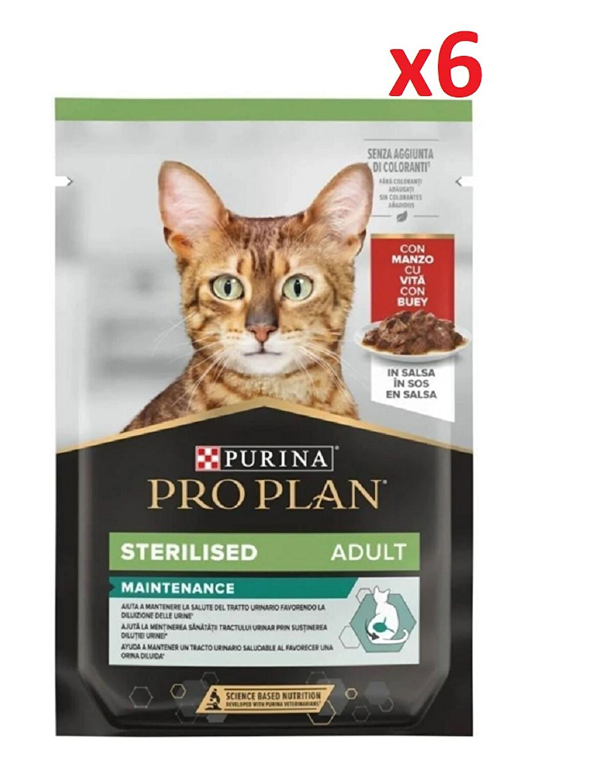 Pro Plan Sterilised Pouch Sığır Etli Kısırlaştırılmış Kedi Konservesi 85 Gr x6adet