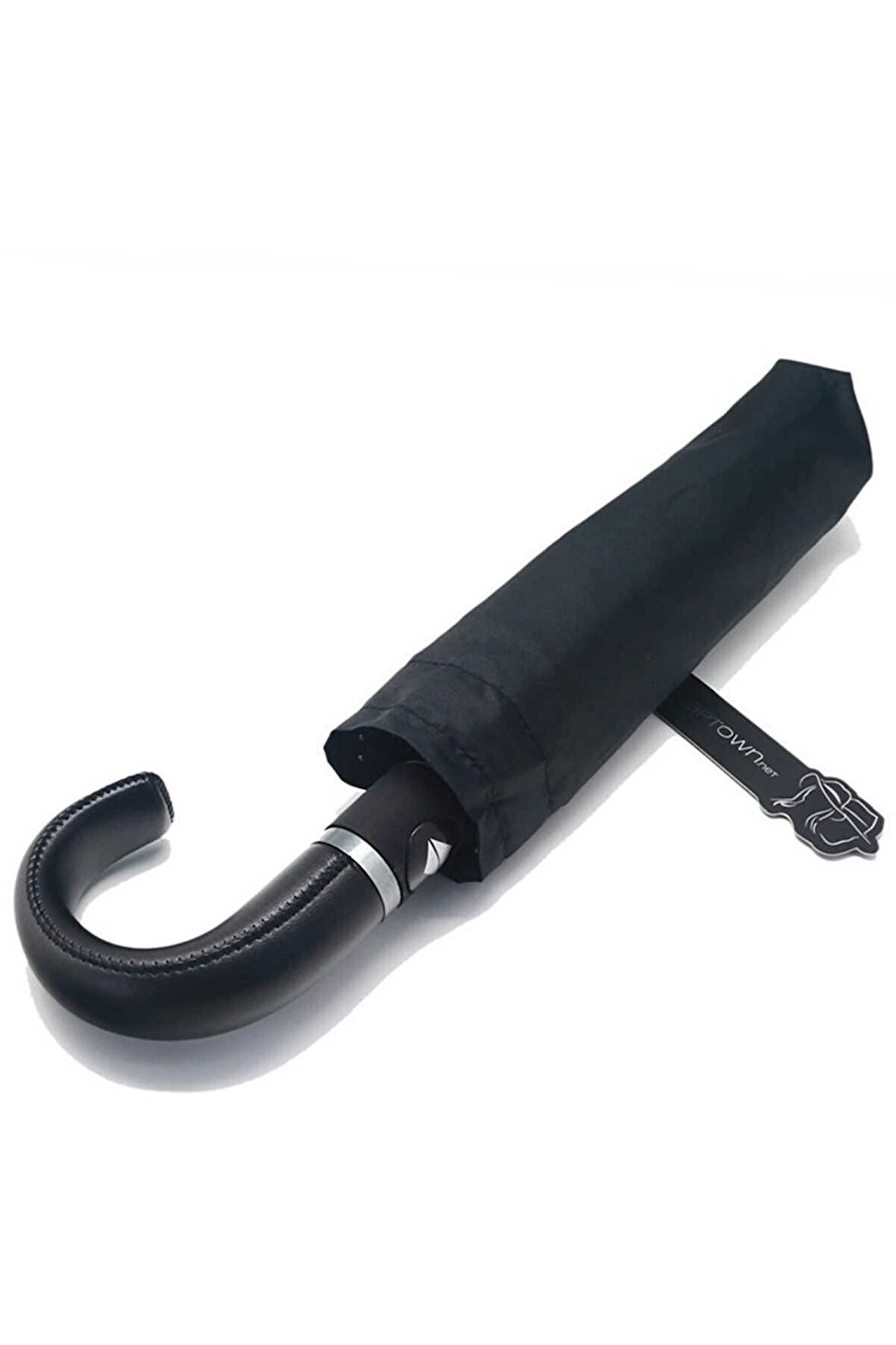 Marlux  Silver Series Tam Otomatik Deri Baston Erkek Şemsiye