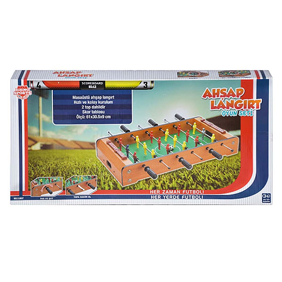 Rising Sport Ahşap Masa Üstü Langırt