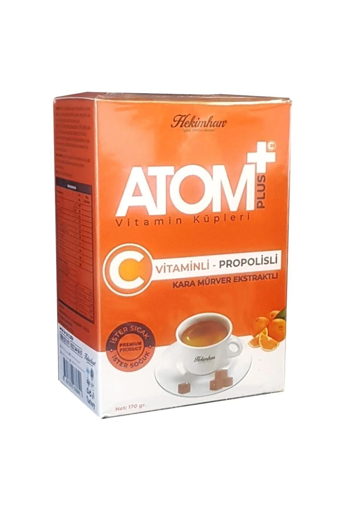 Atom Çayı Atom Plus Vitamin Küpleri C Vitamin + Propolis Atom Küpü