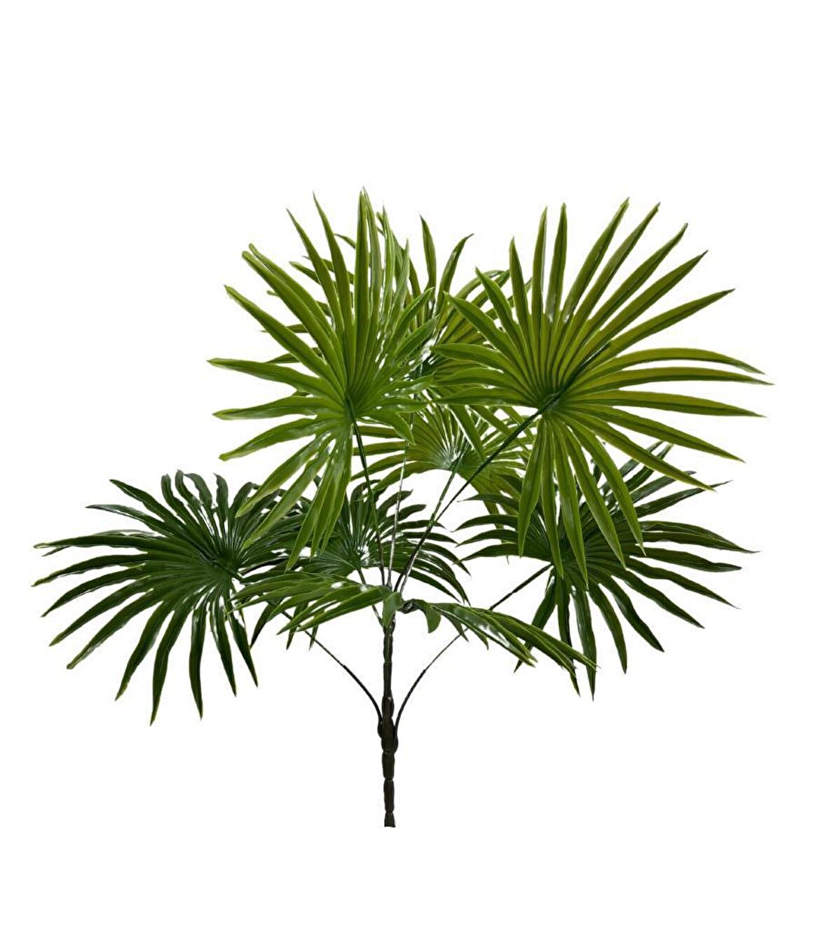 Yapay Çiçek Yelpaze Palmiye 8 Yapraklı  Demet 50*40cm Salon Çiçeği Yapay Bitki