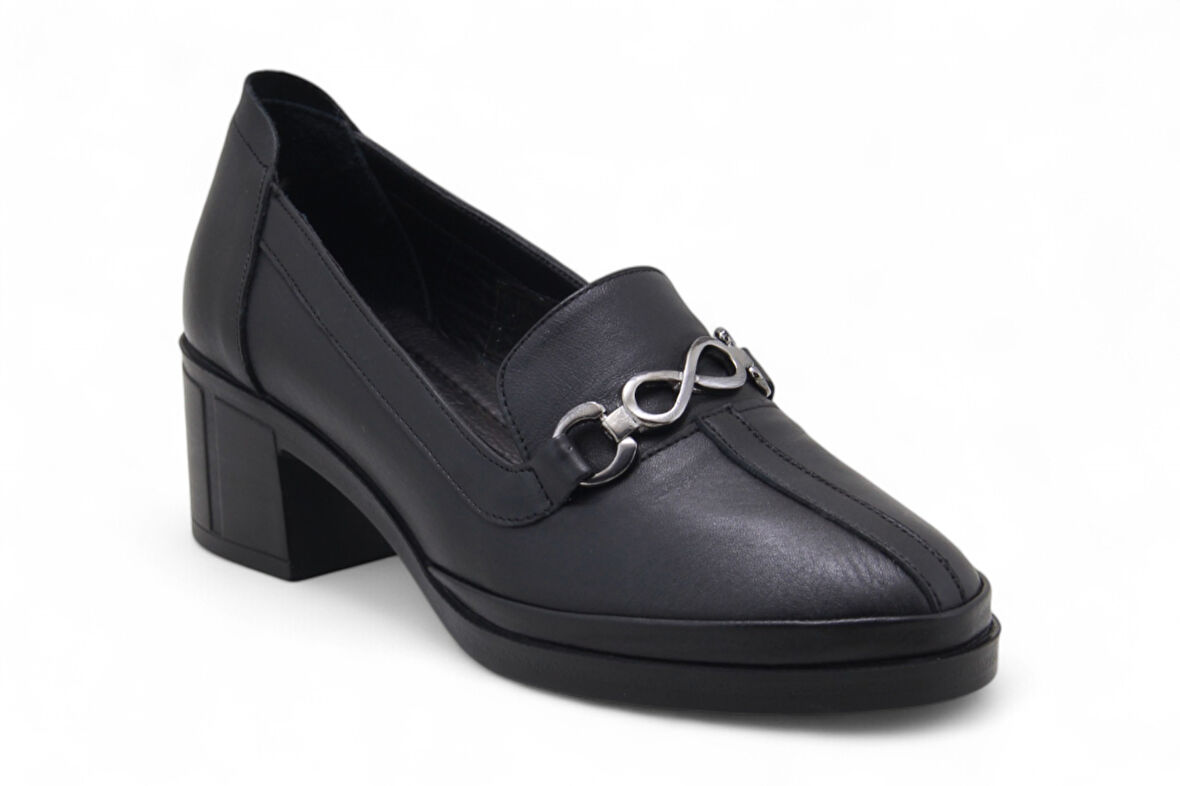 Beety 513 Hakiki Deri Topuklu Kadın Ayakkabı