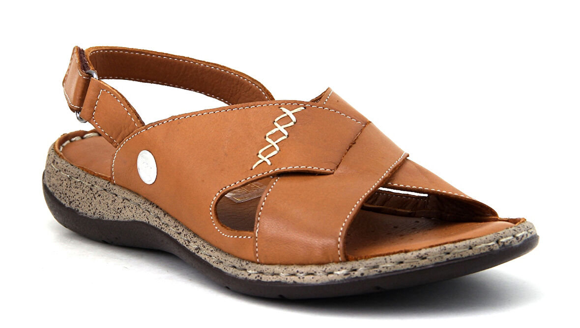 Mammamia D23YS-1085 Deri Comfort Kadın Sandalet