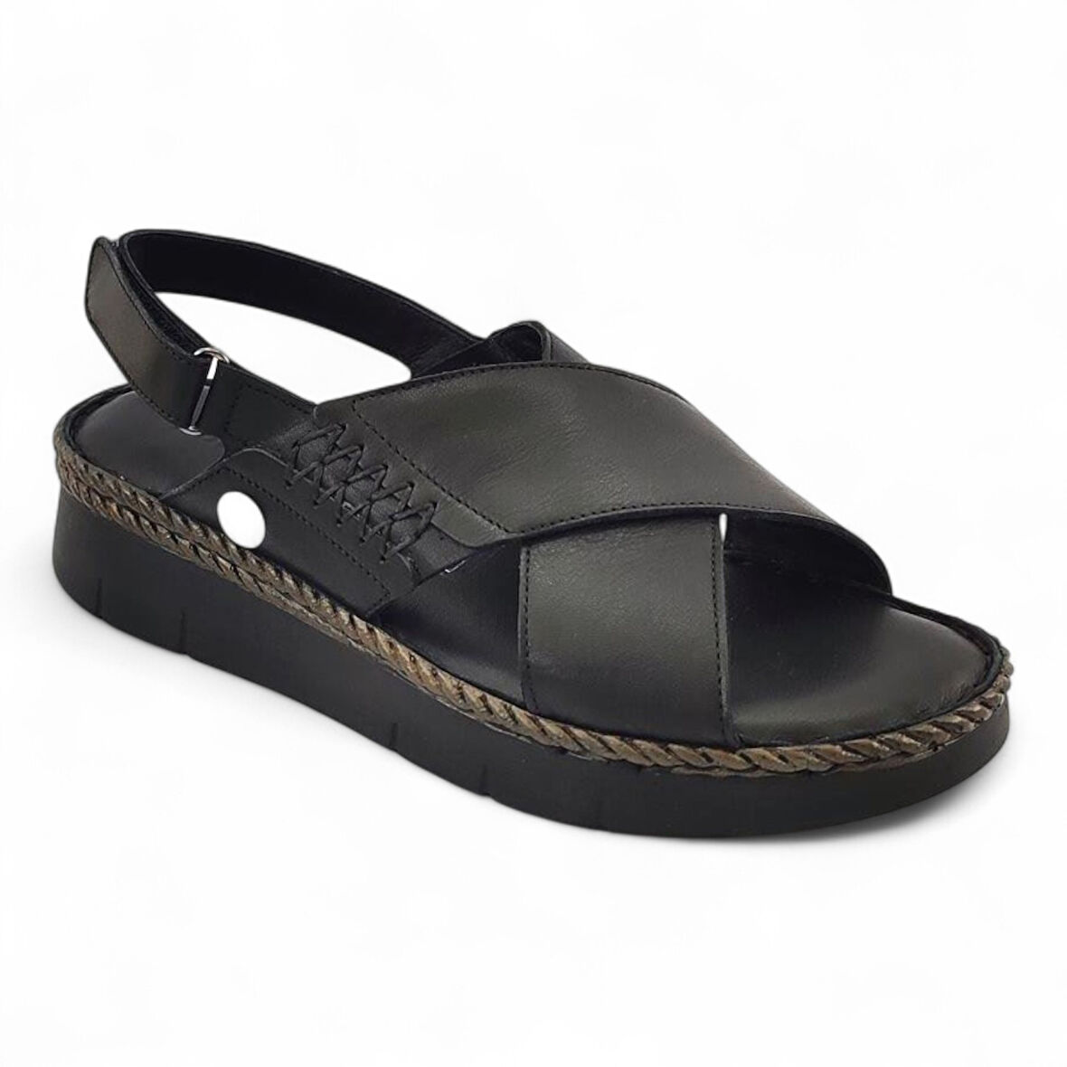 Mammamia D23YS-1200 Deri Comfort Kadın Sandalet