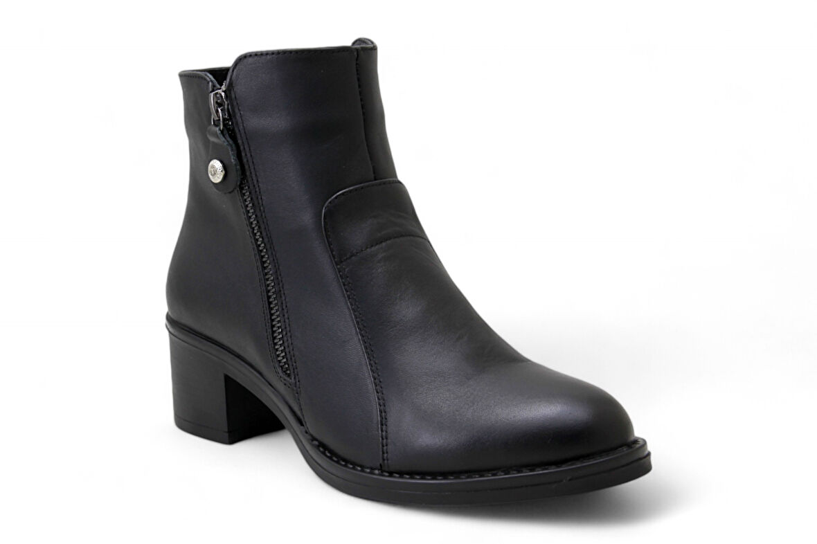 Mammamia D24KB-1920 Hakiki Deri Kadın Bot