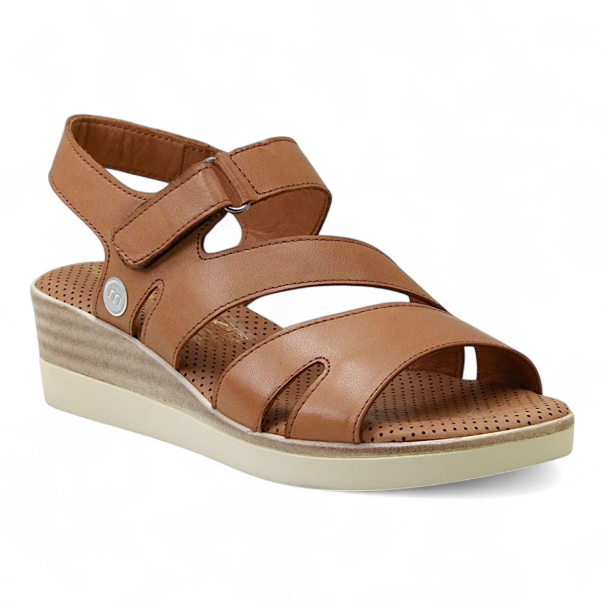 Mammamia D24YS-1815 Hakiki Deri Kadın Sandalet